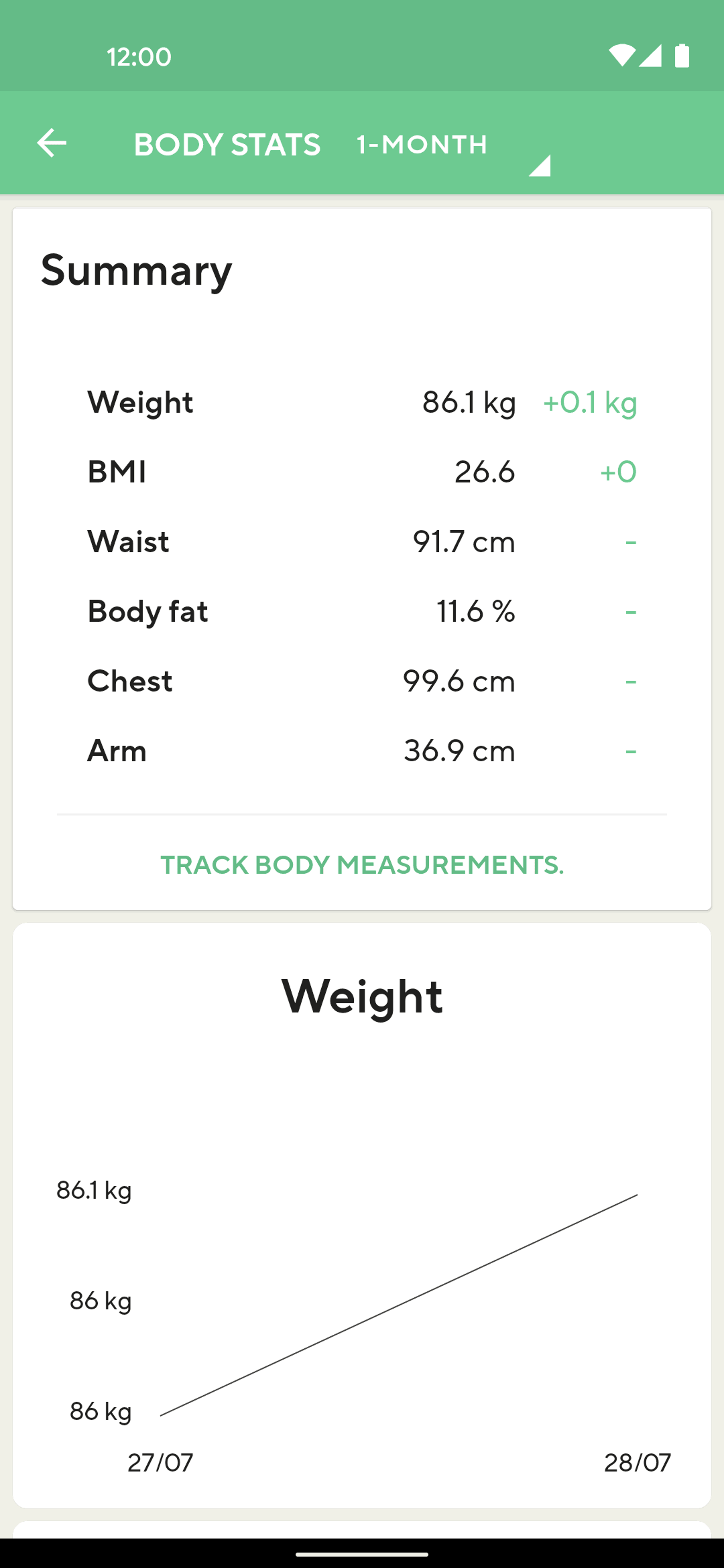 Lifesum Android Health & Fitness interface screenshot 4