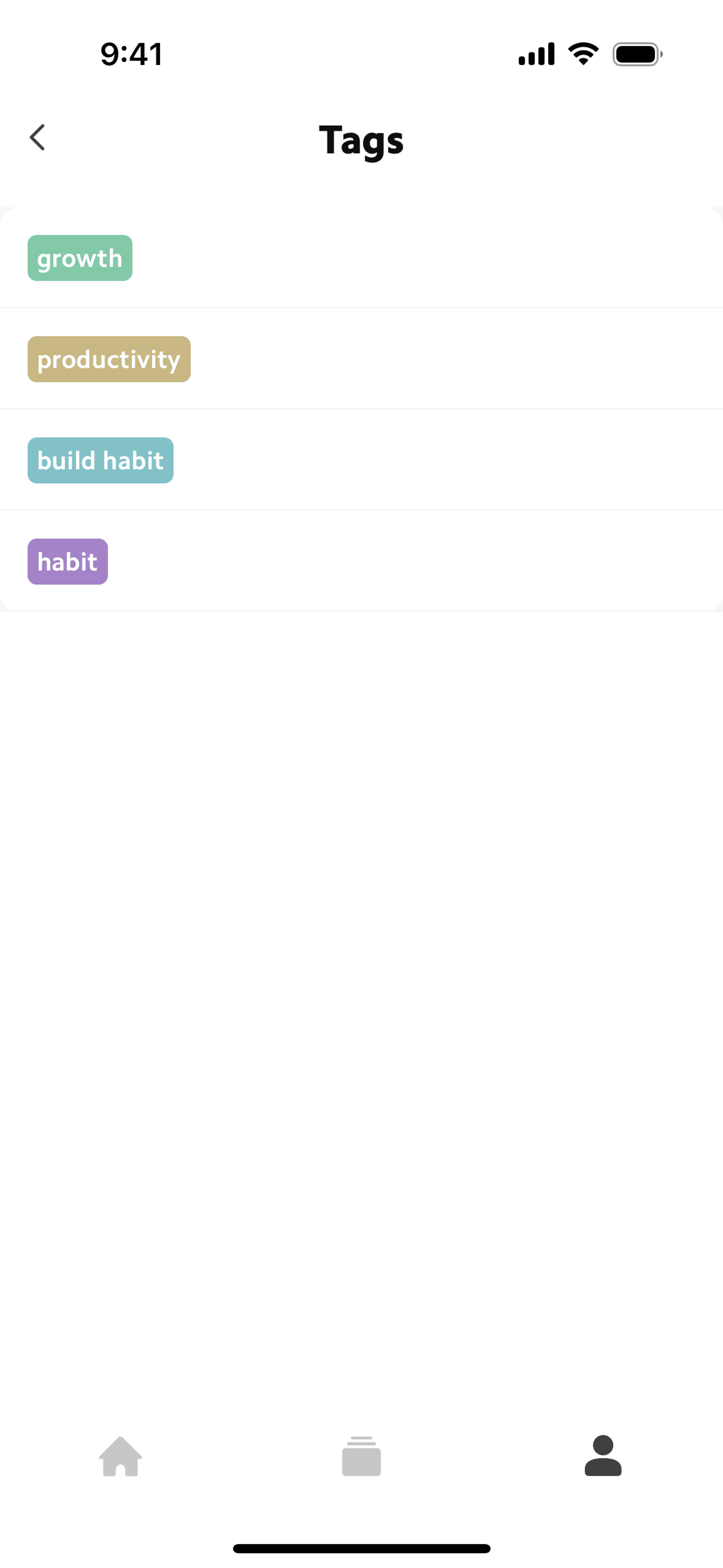 Matter iOS Reference interface screenshot 15