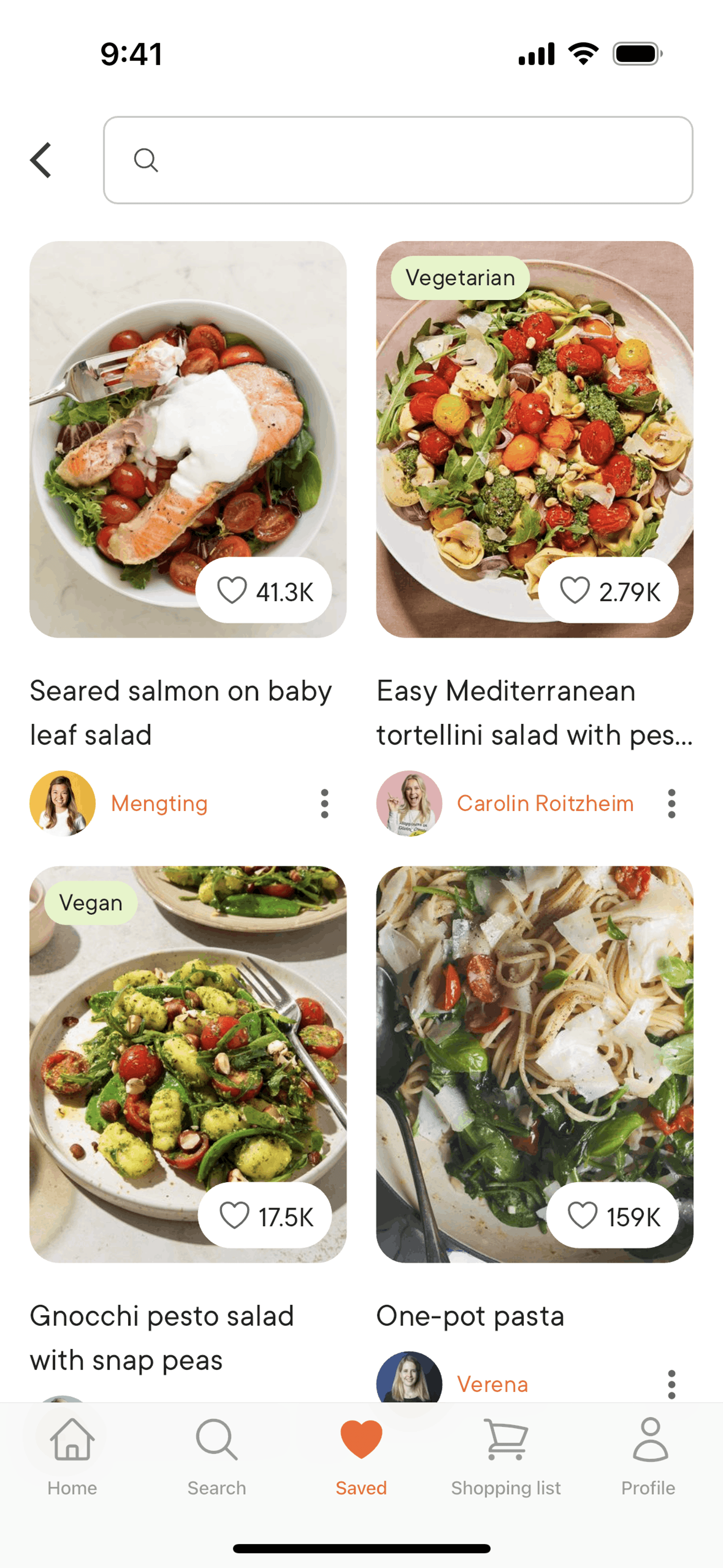 Kitchen Stories iOS Food & Drink interface screenshot 2