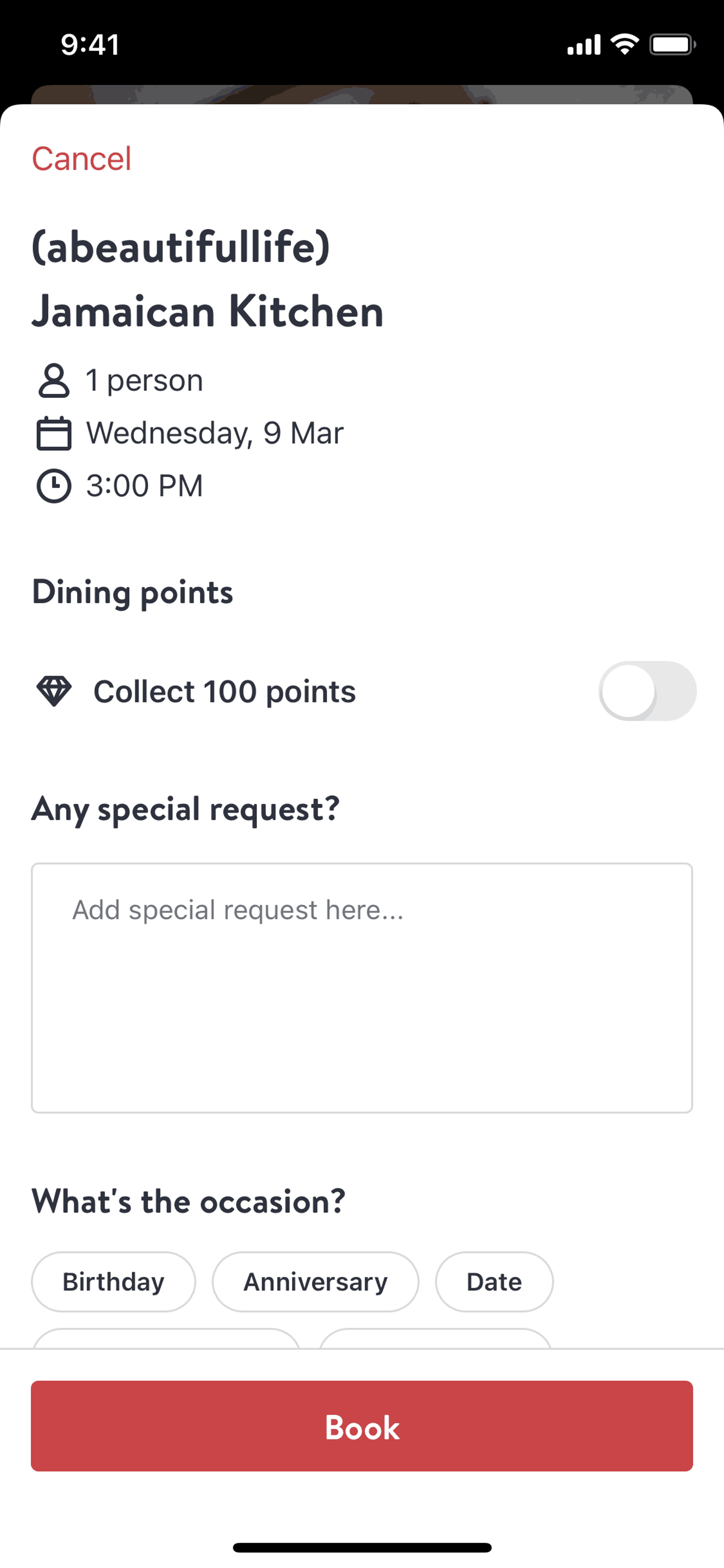 OpenTable iOS Food & Drink interface screenshot 7