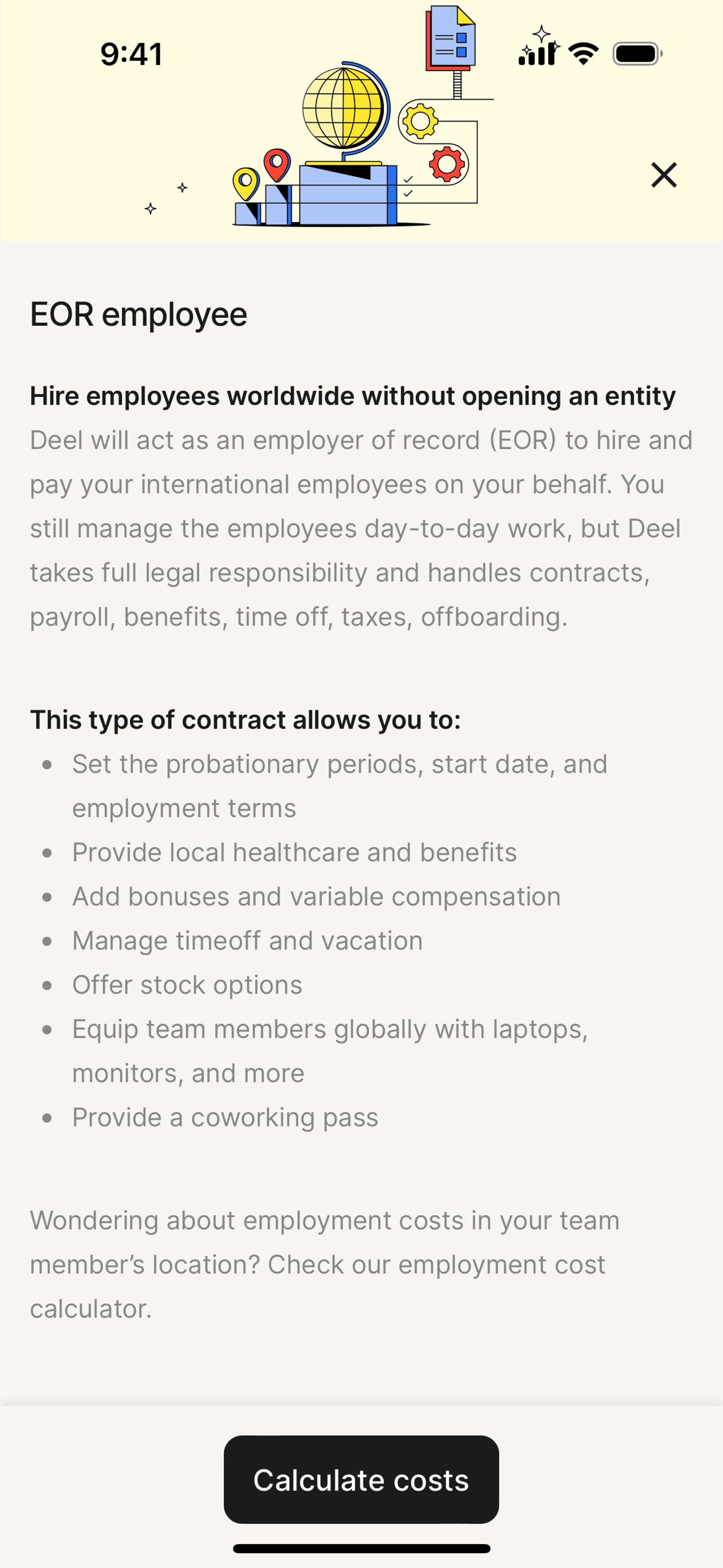Deel iOS Business interface screenshot 12