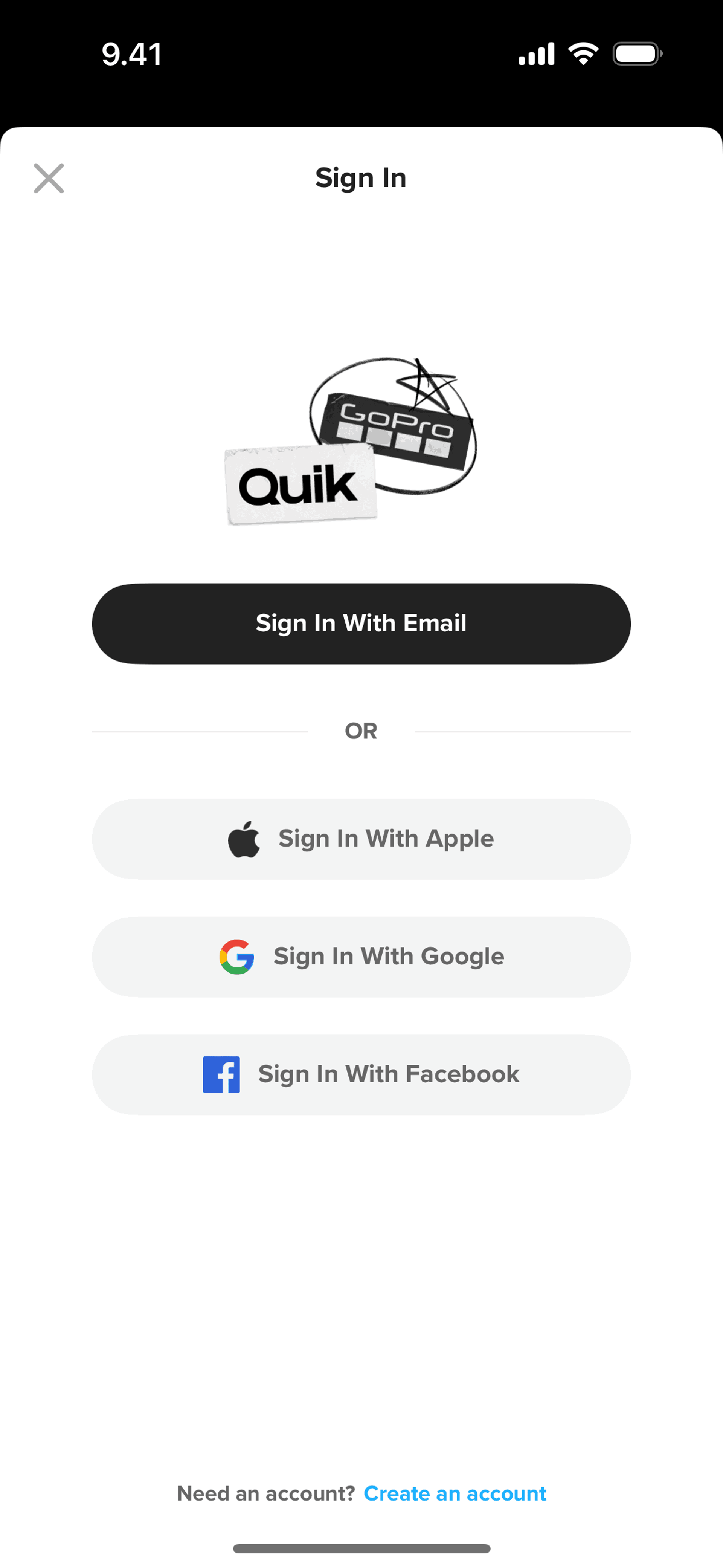 GoPro Quik iOS Photo & Video interface screenshot 20