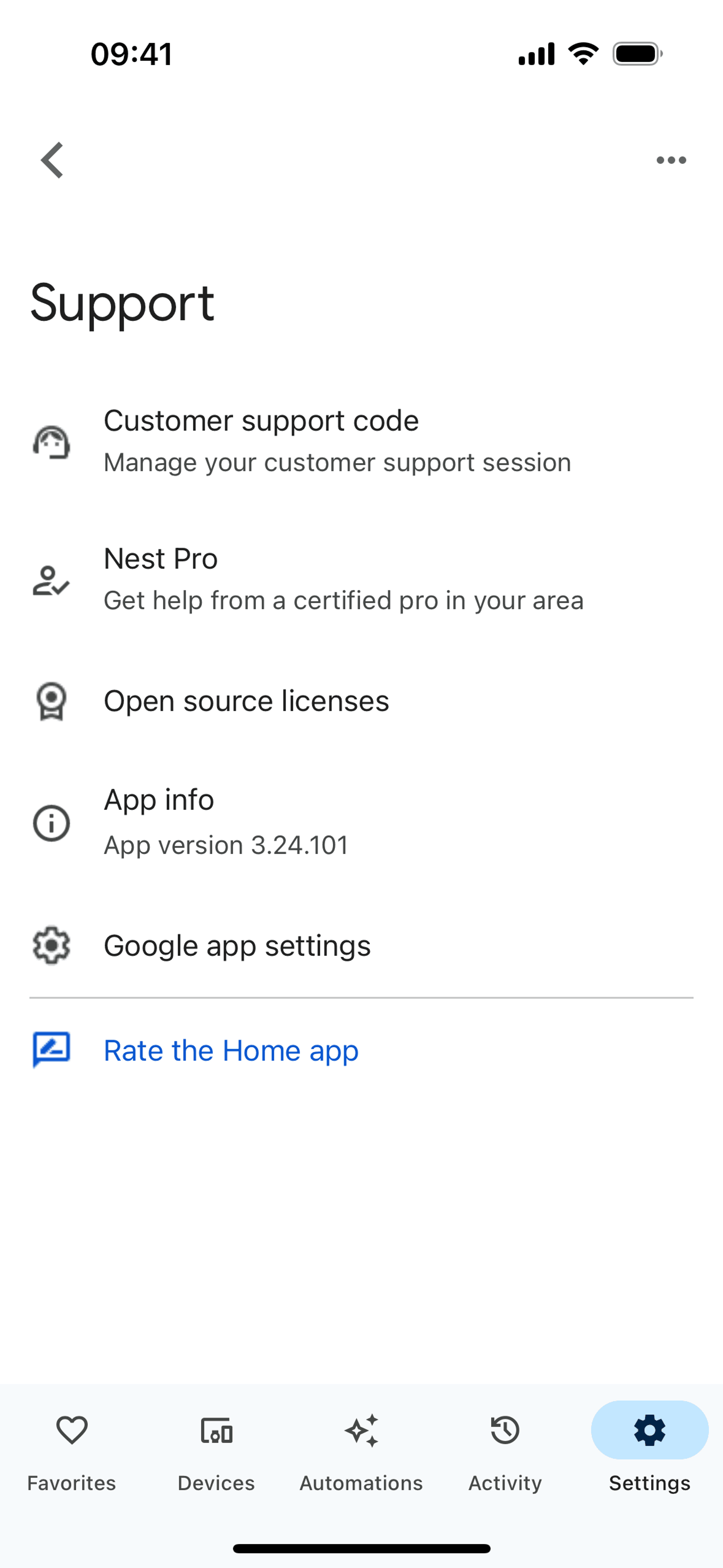 Google Home iOS AI interface screenshot 15