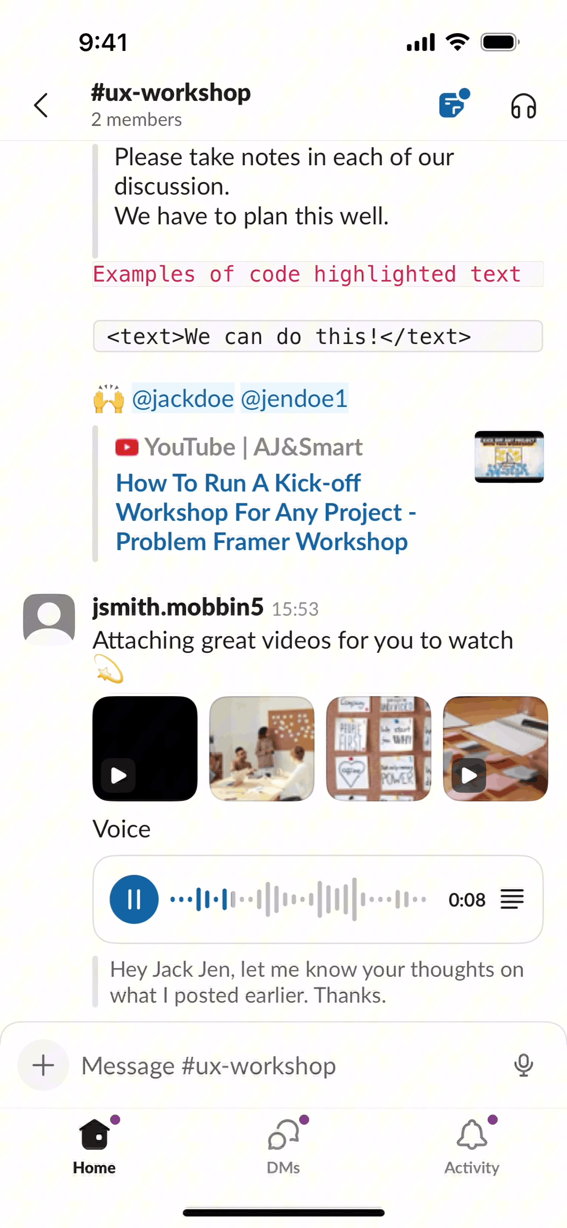 Slack iOS Business interface screenshot 15