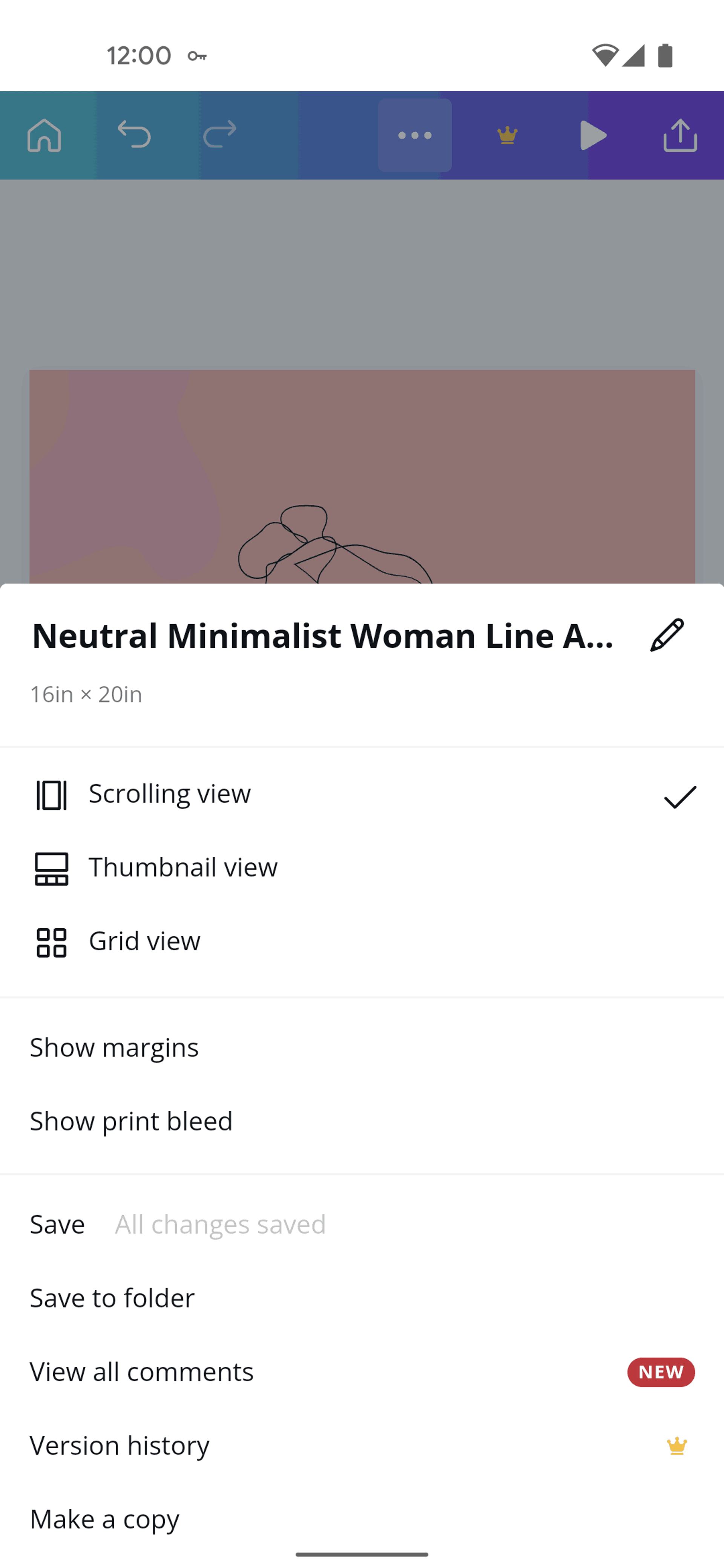 Canva Android Photo & Video interface screenshot 11