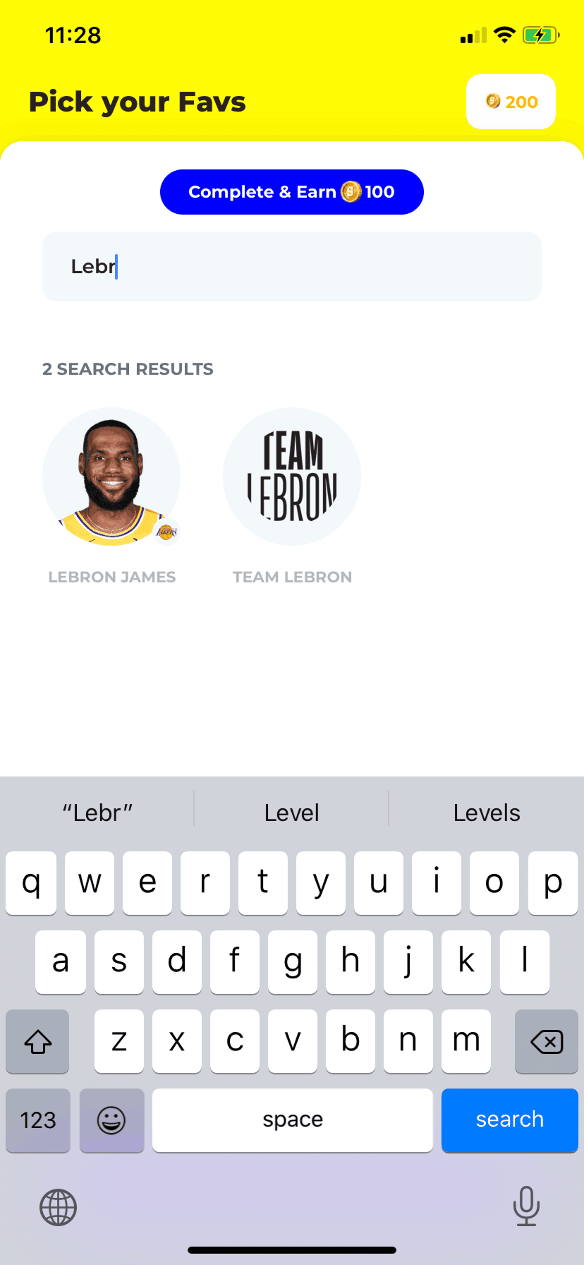 Stadium Live iOS Sports interface screenshot 8