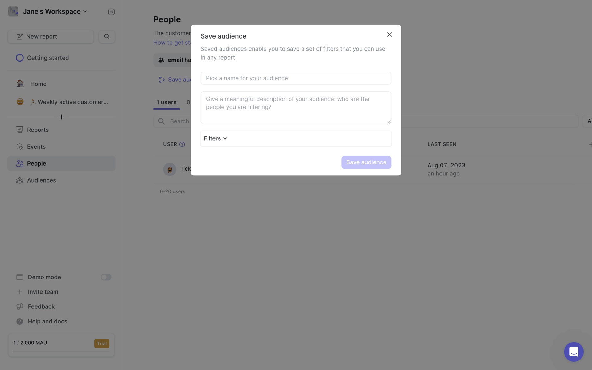 June Web Business interface screenshot 23