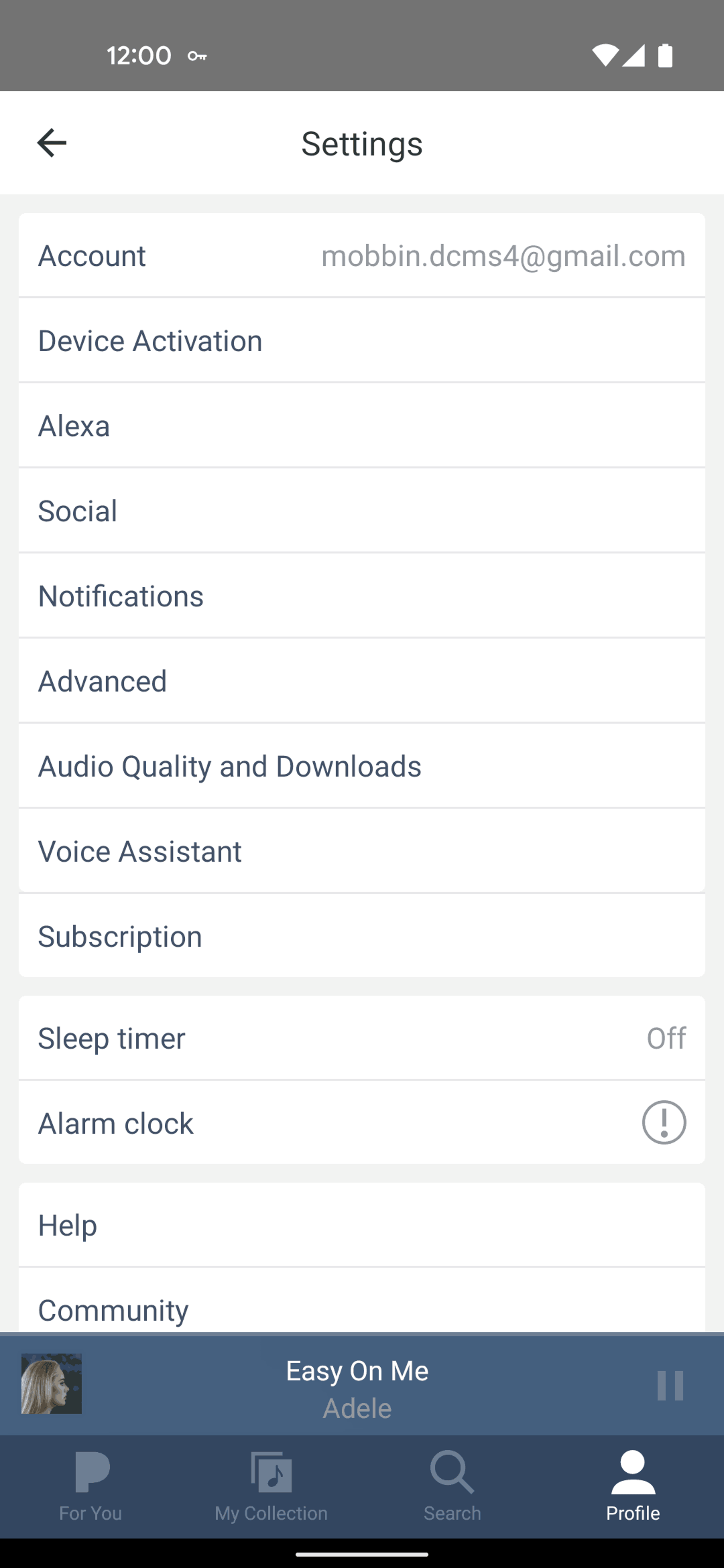 Pandora Android Music & Audio interface screenshot 9