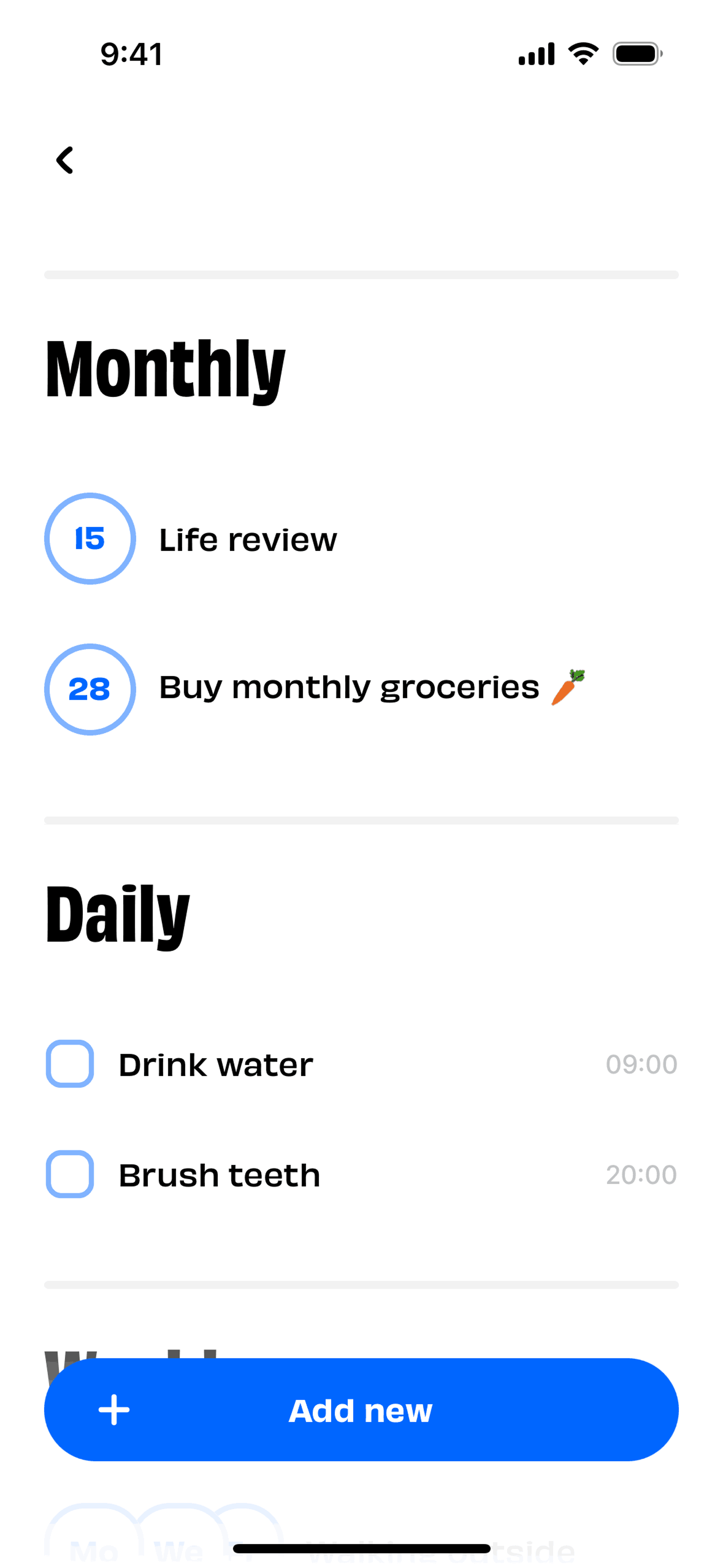 Numo iOS Productivity interface screenshot 17