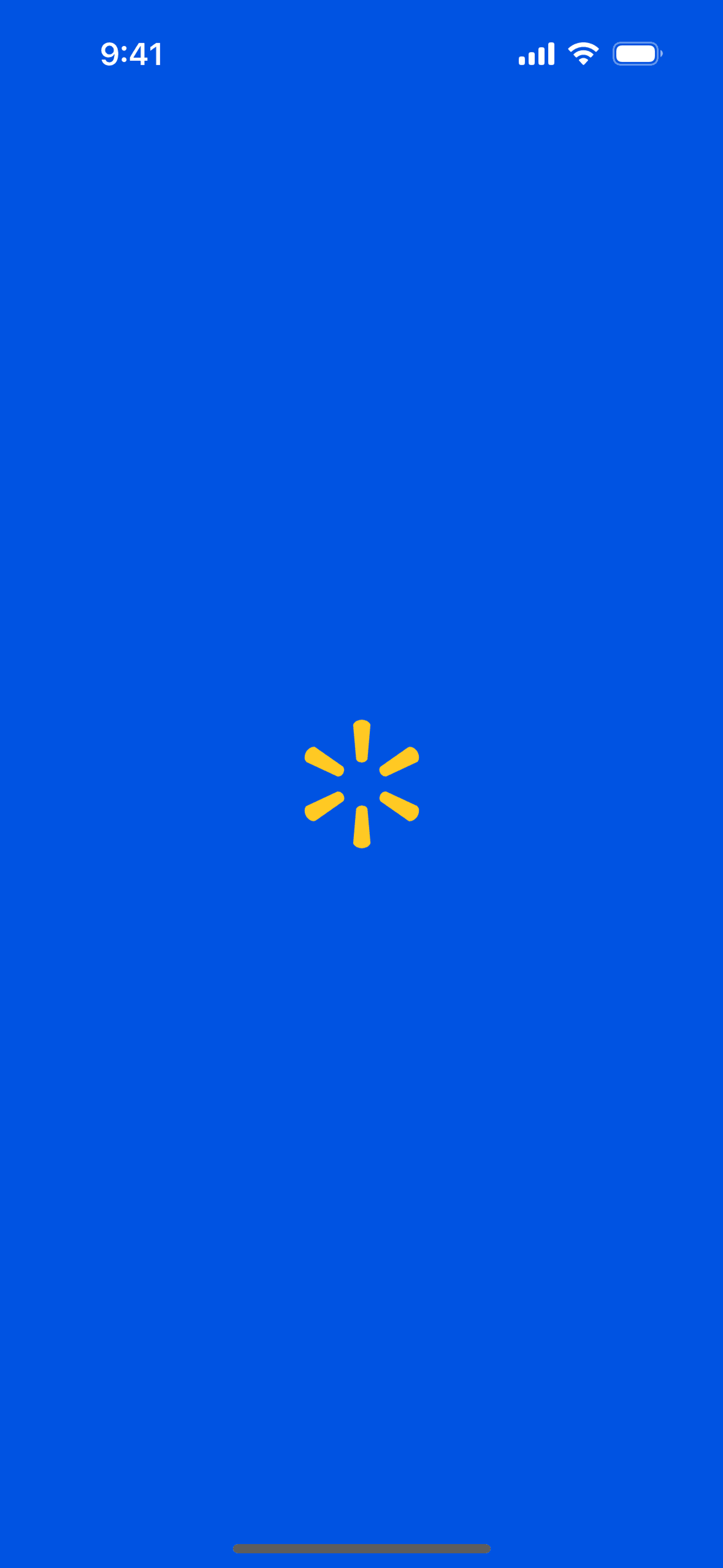 Walmart iOS Shopping interface screenshot 1
