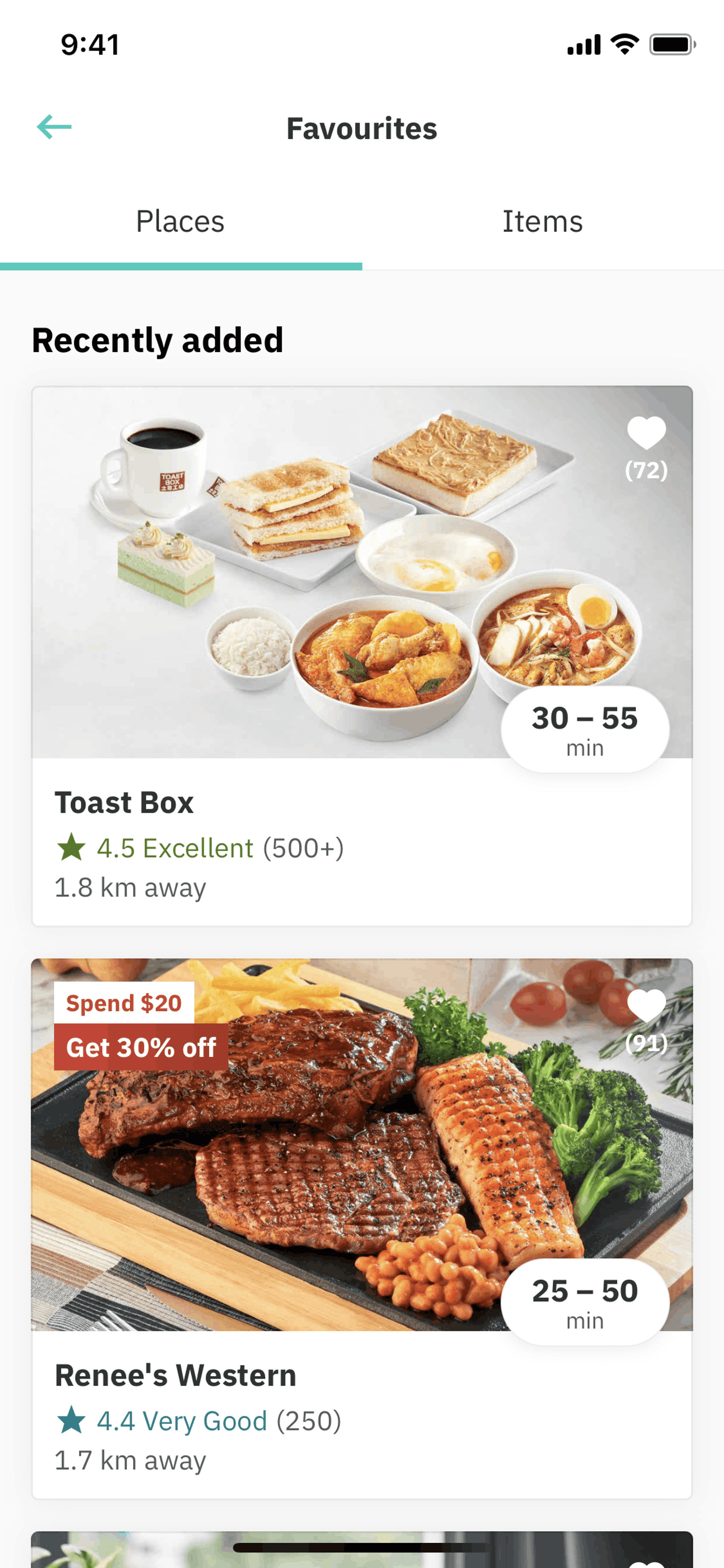 Deliveroo iOS Food & Drink interface screenshot 18