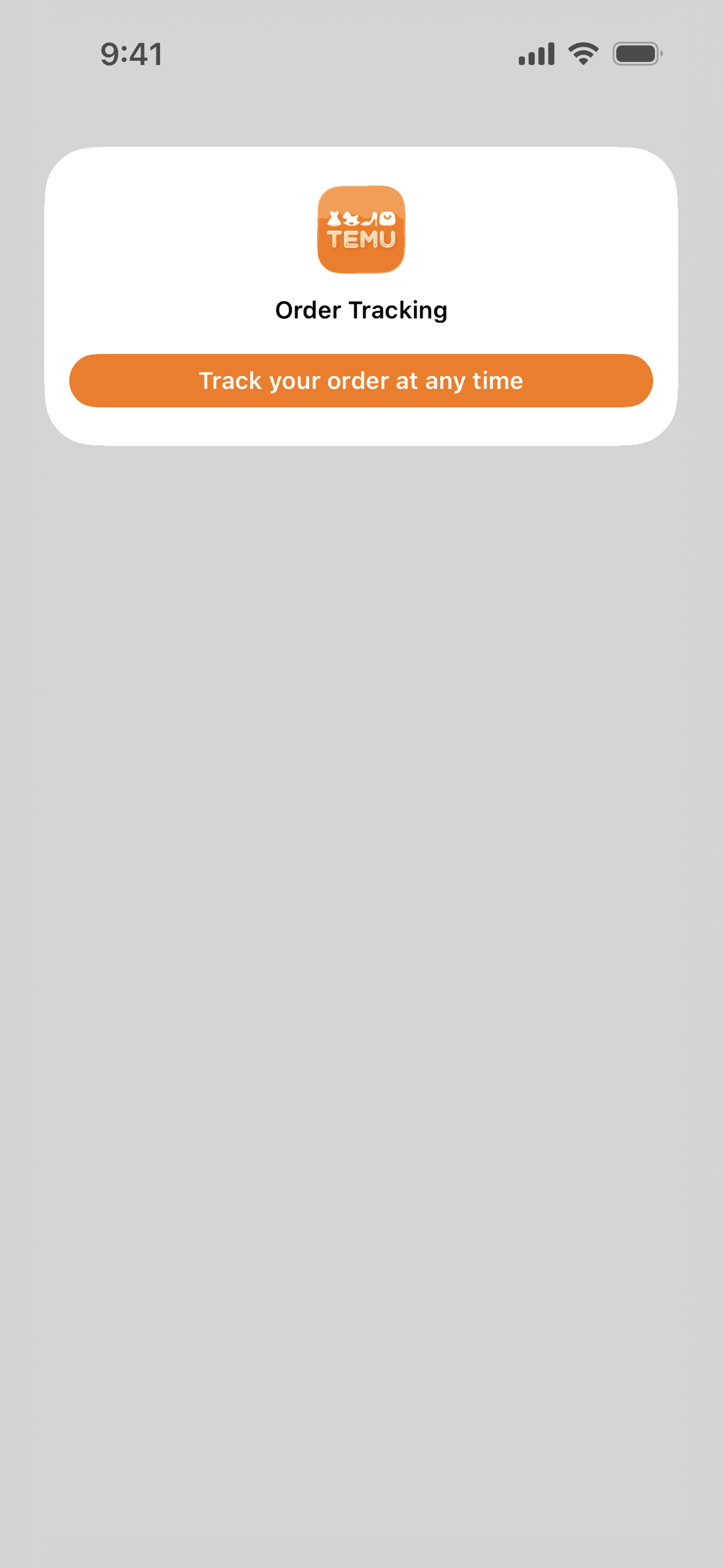 Temu iOS Shopping interface screenshot 4