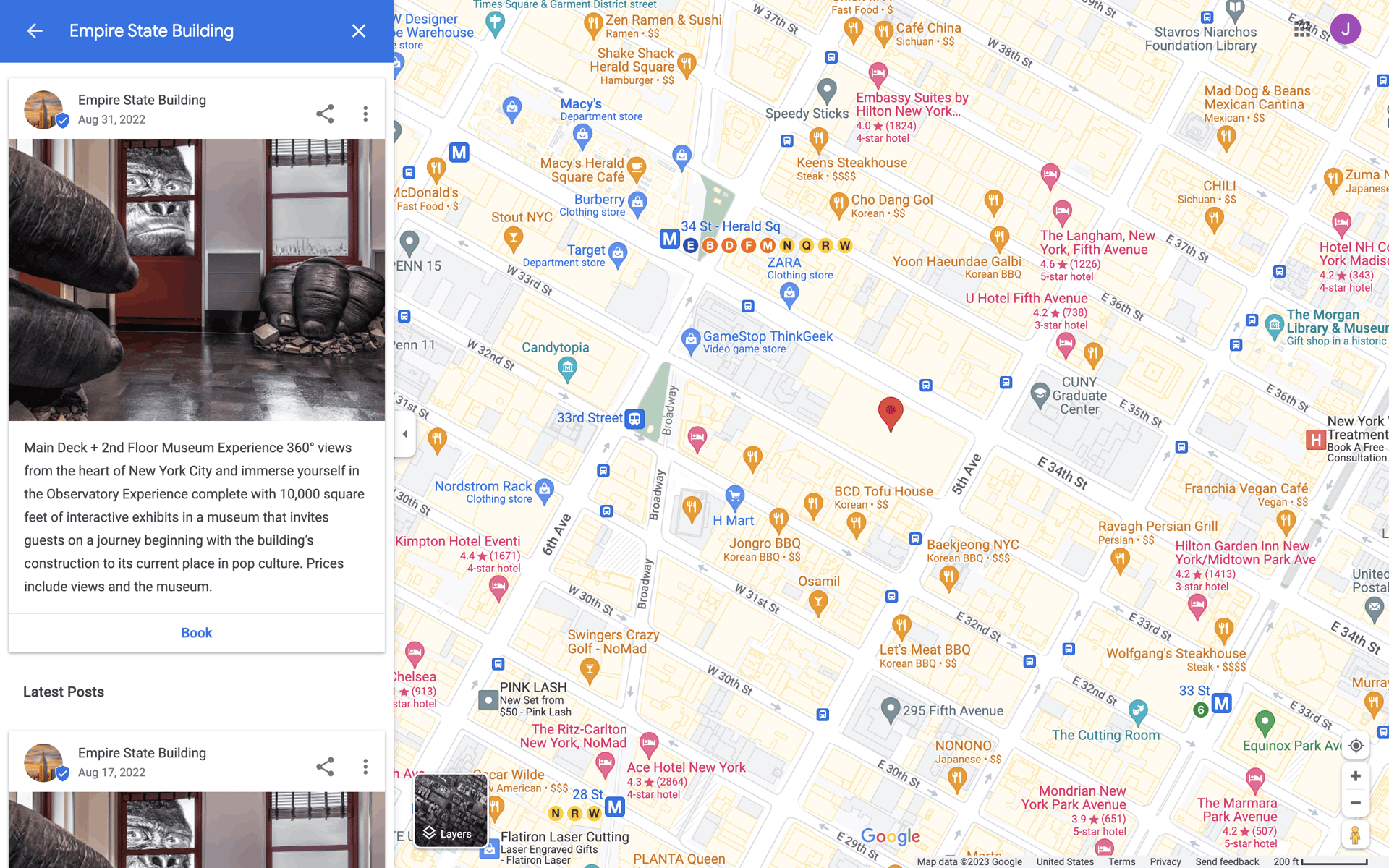 Google Maps Web Maps & Navigation interface screenshot 12