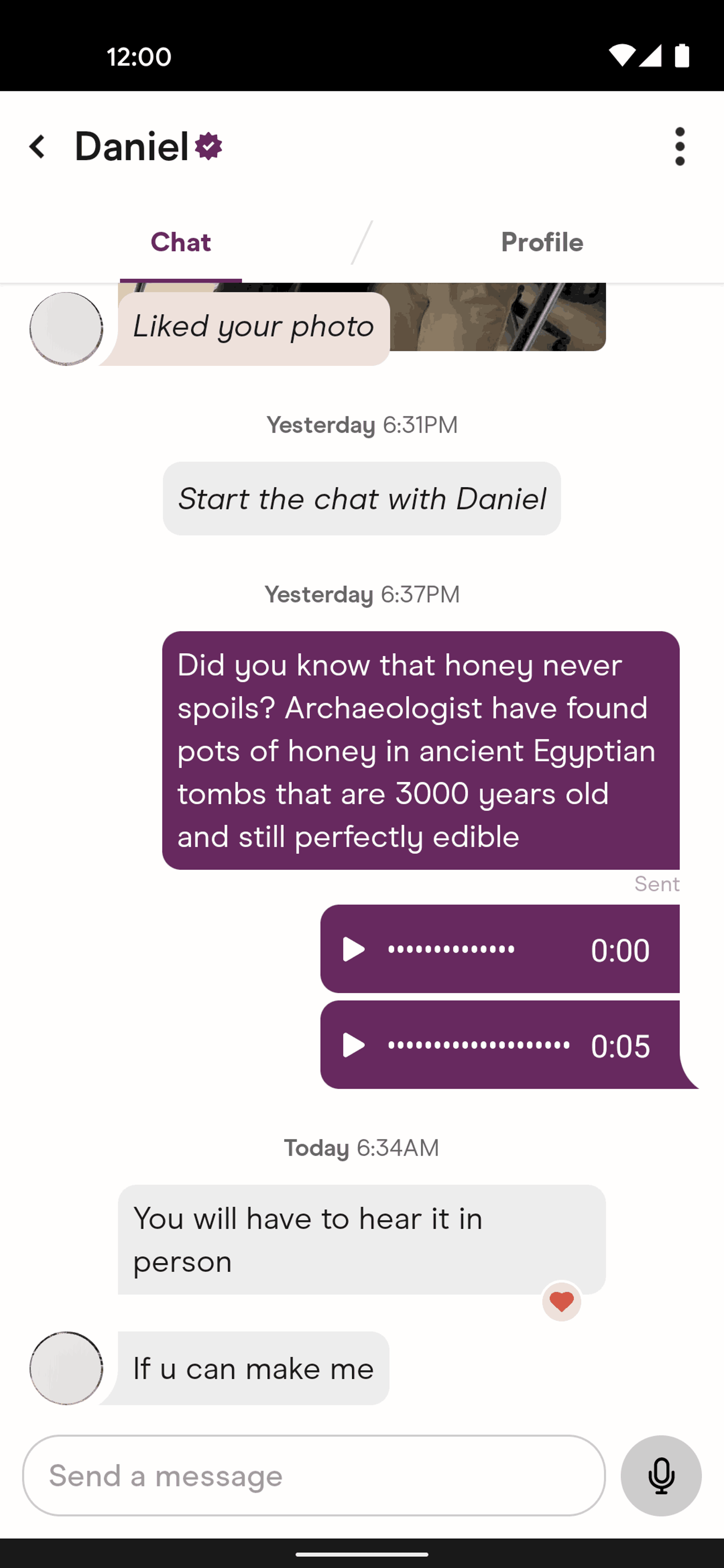 Hinge Android Lifestyle interface screenshot 15
