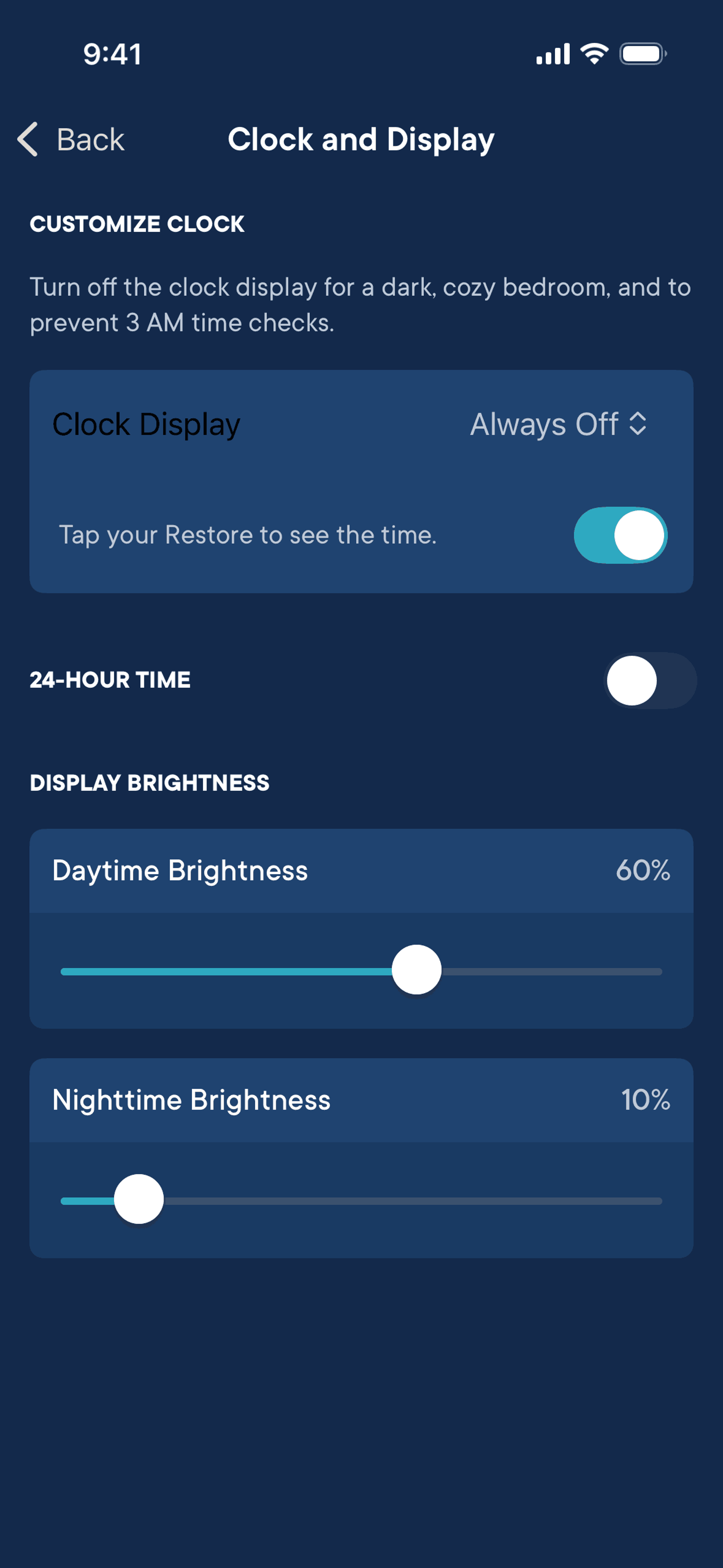 Hatch Sleep iOS Health & Fitness interface screenshot 6