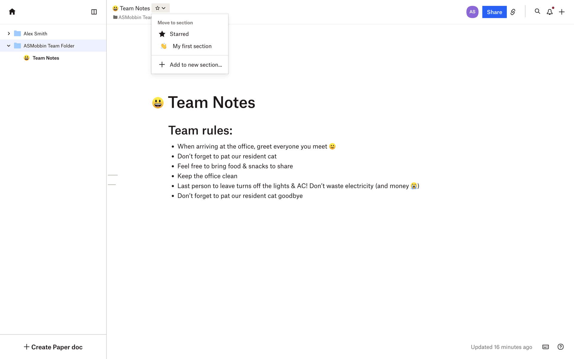 Dropbox Web Productivity interface screenshot 7