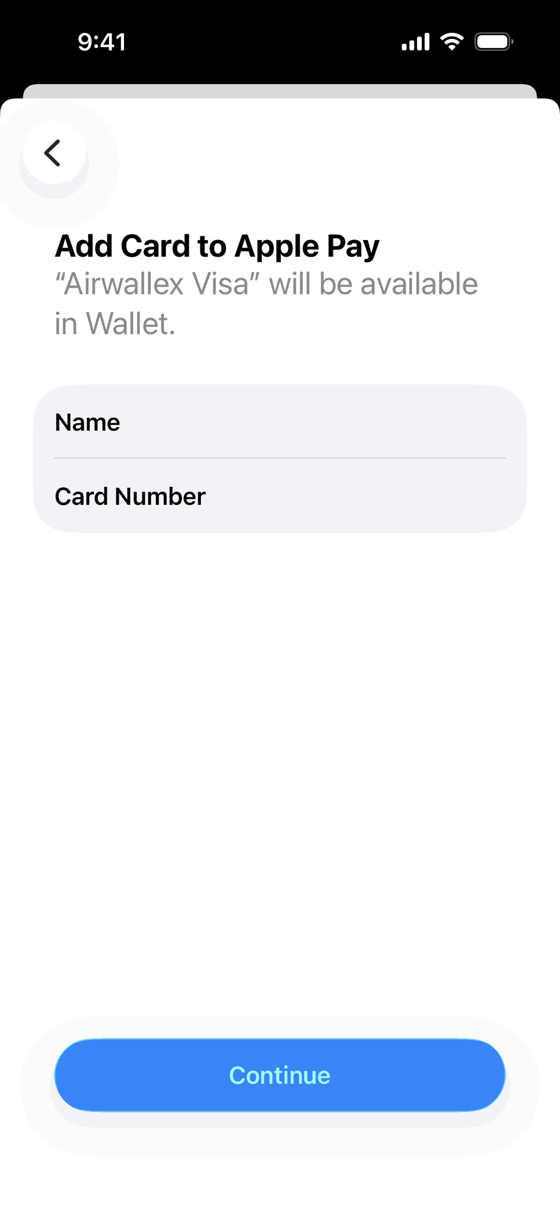 Airwallex iOS Finance interface screenshot 6