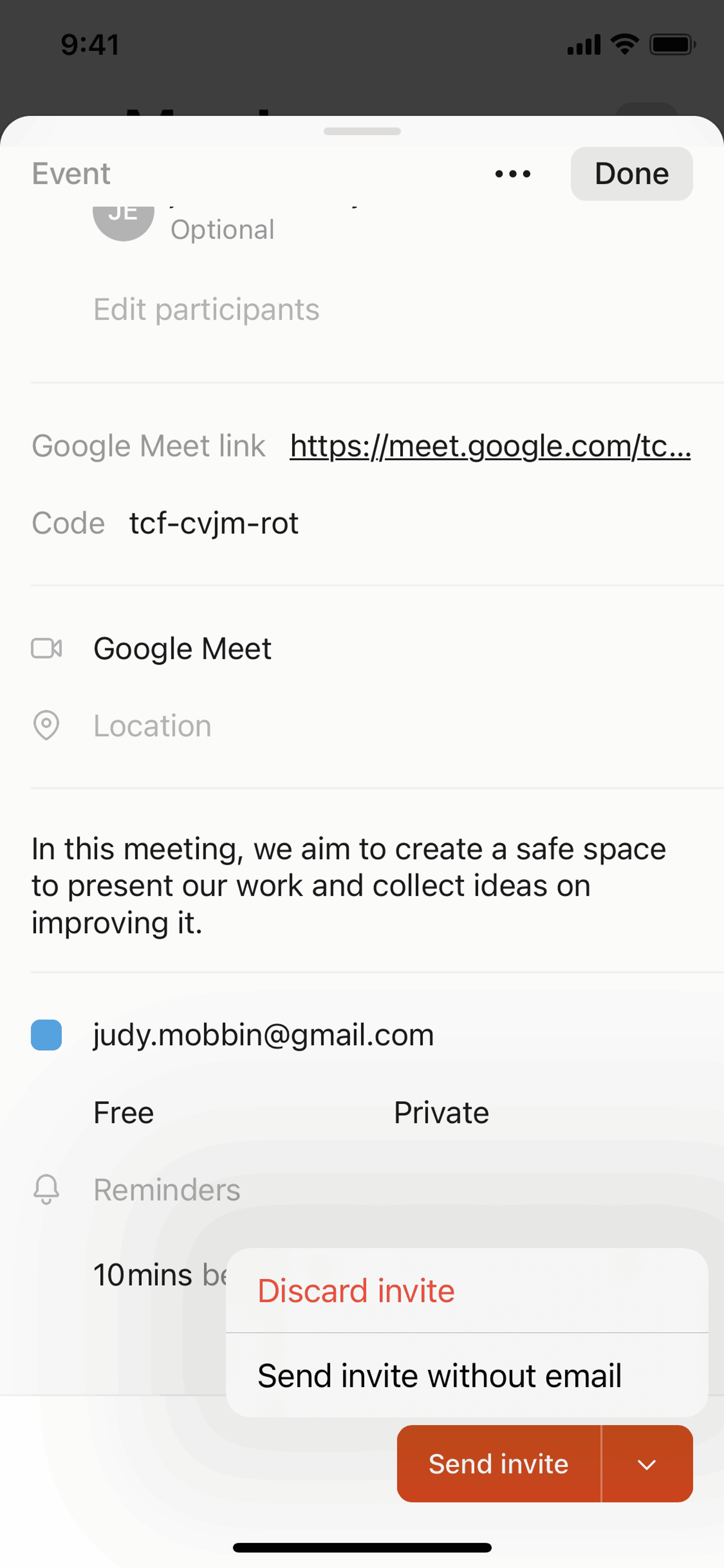 Cron Calendar iOS Productivity interface screenshot 9