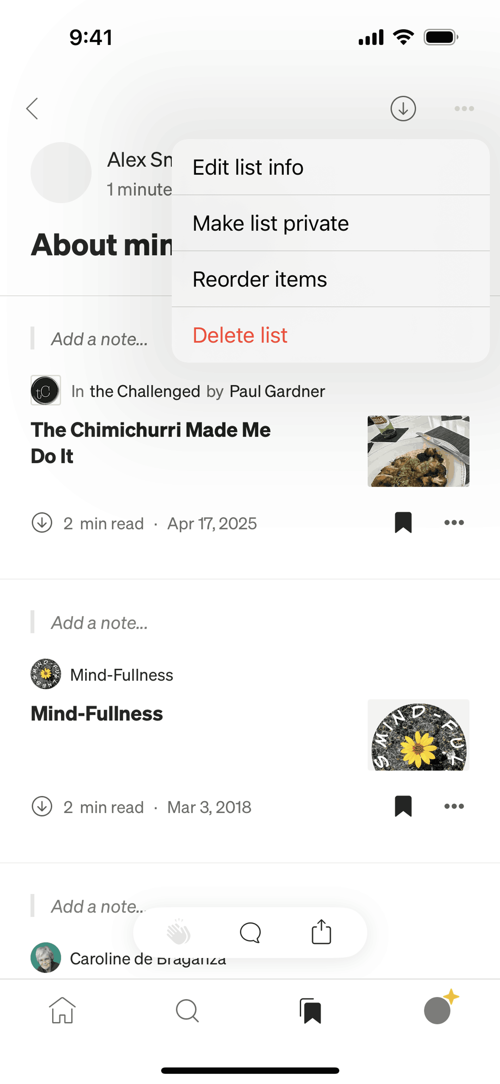 Medium iOS News interface screenshot 20