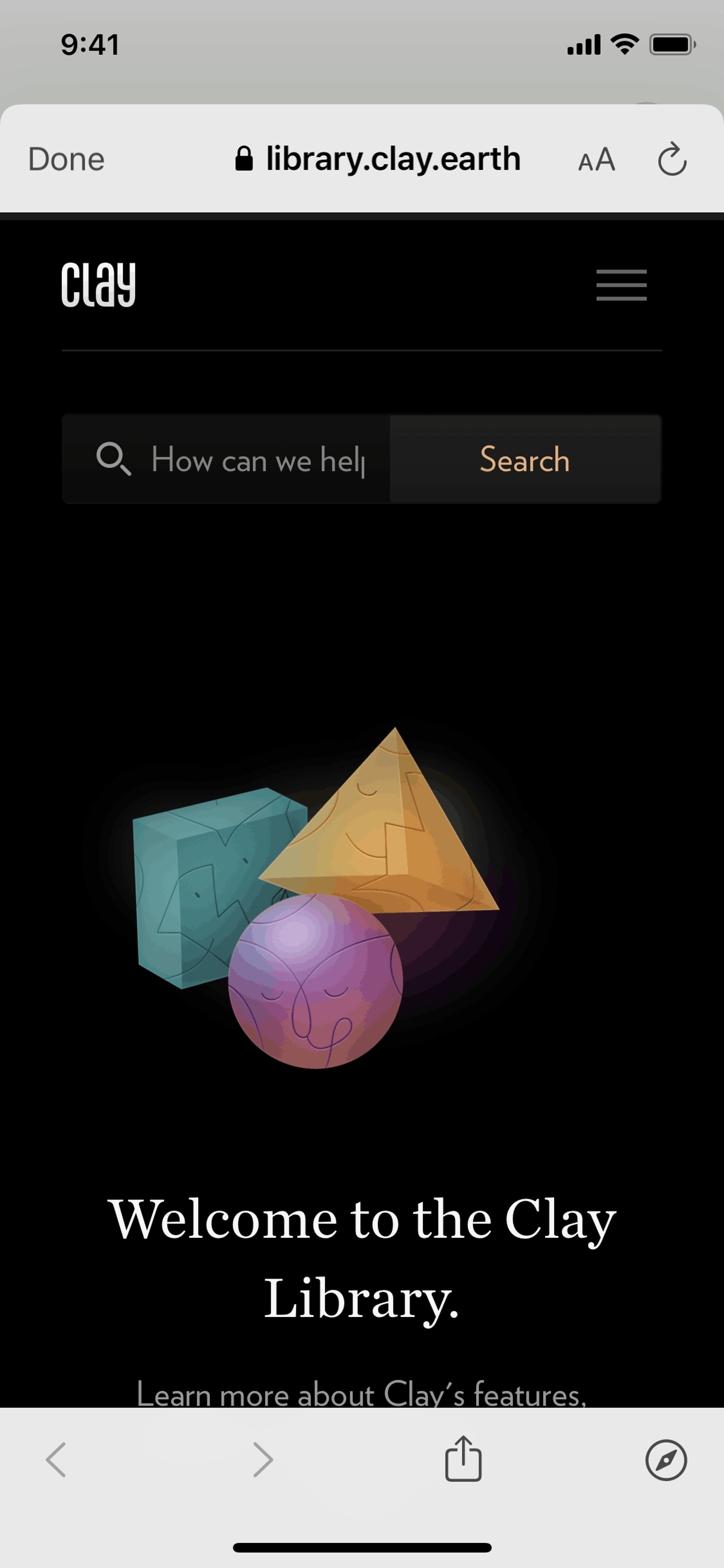 Clay iOS Productivity interface screenshot 21