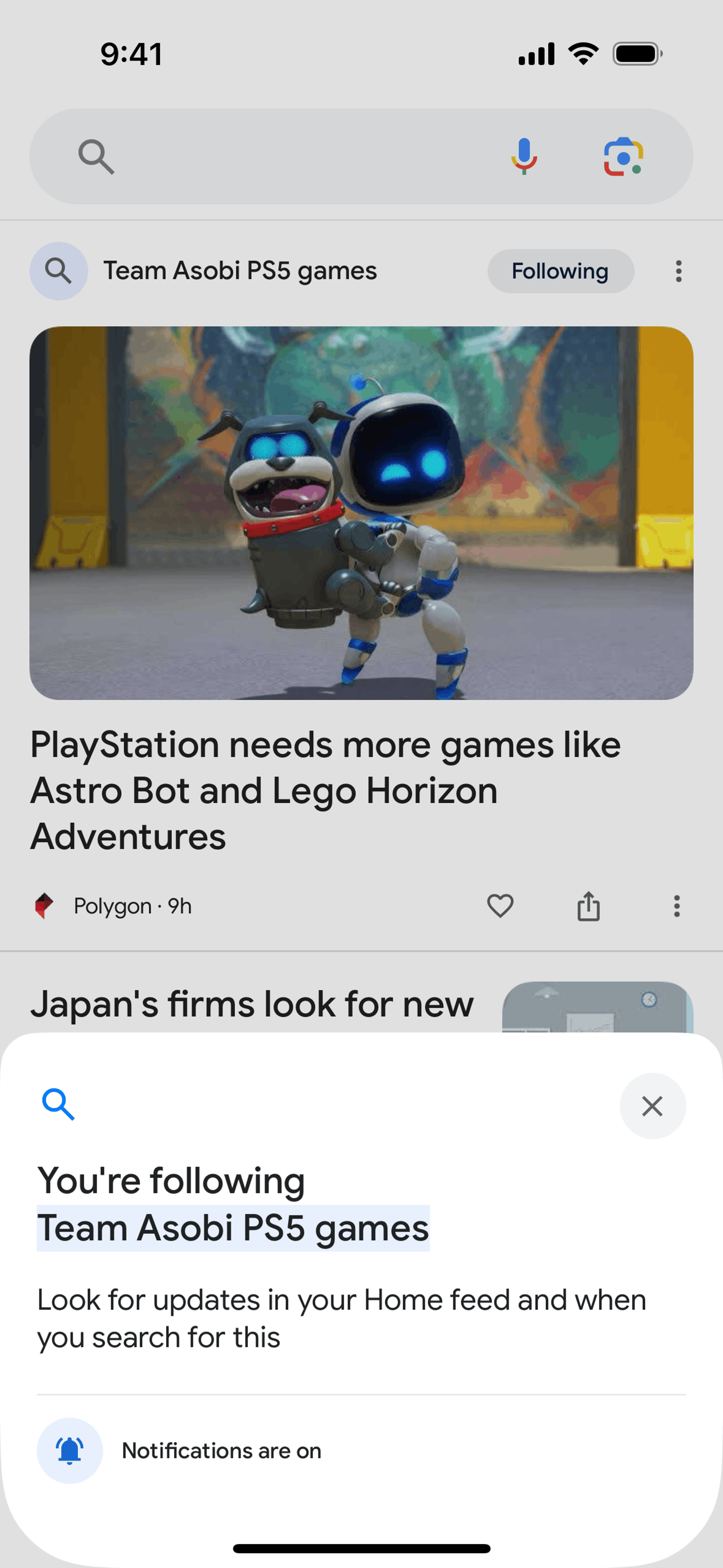 Google iOS AI interface screenshot 8
