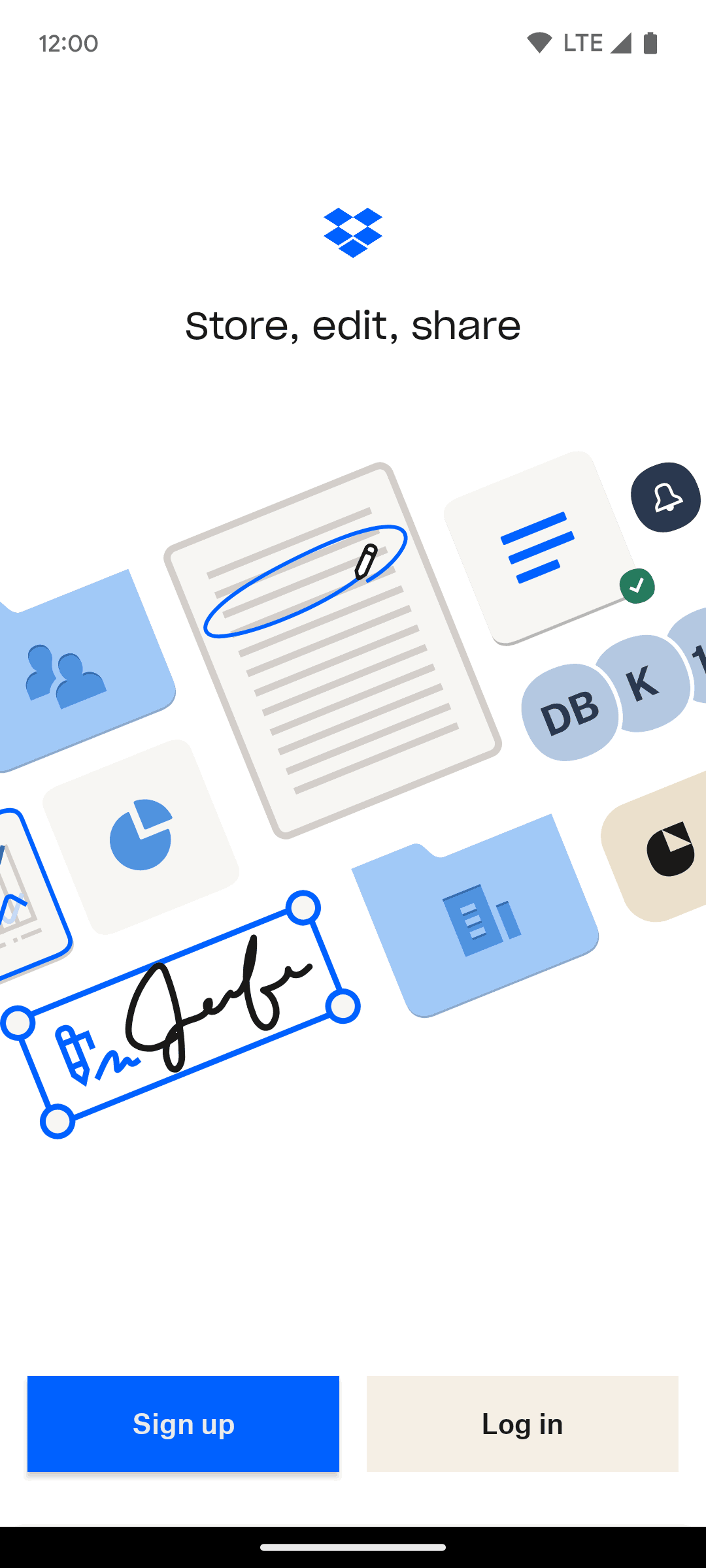 Dropbox Android Productivity interface screenshot 3