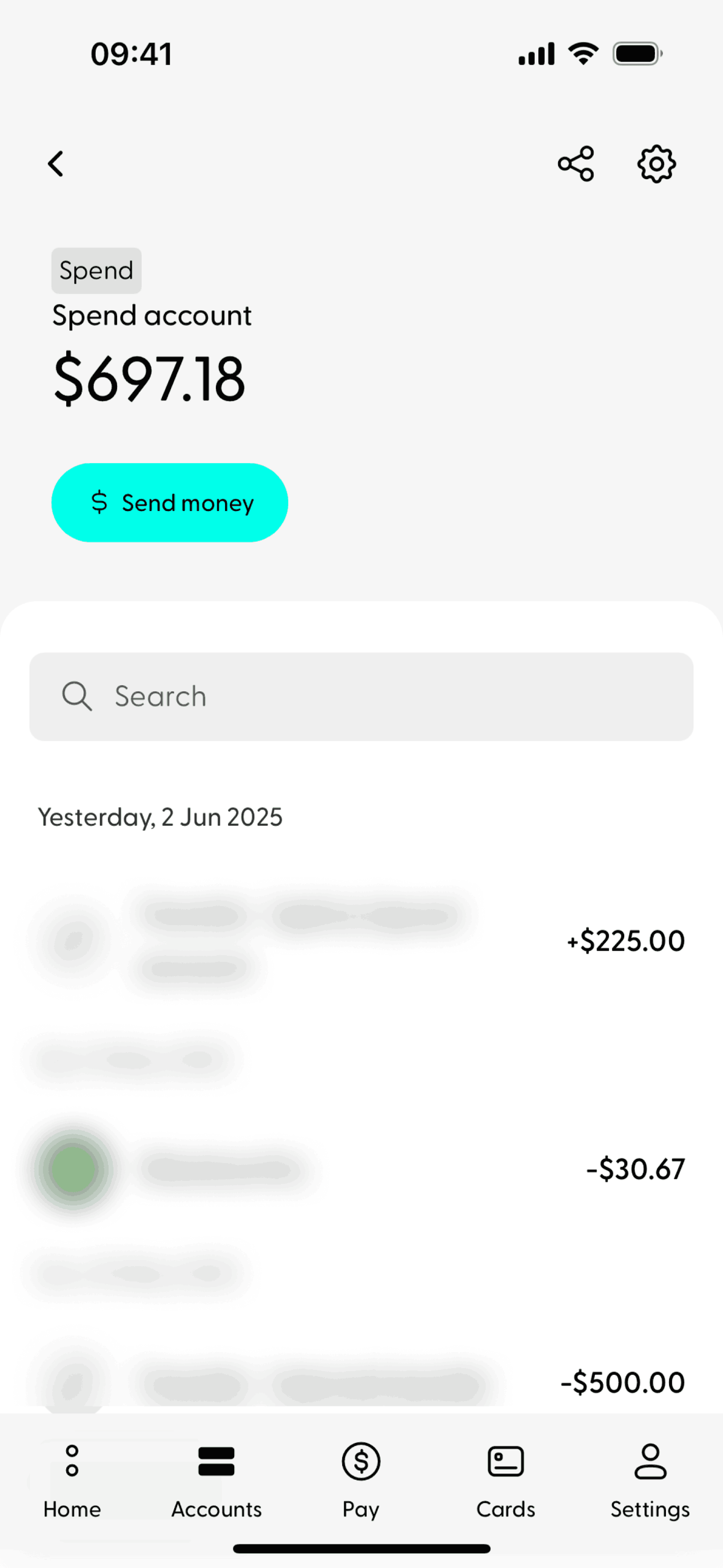 Ubank Money App iOS Finance interface screenshot 7