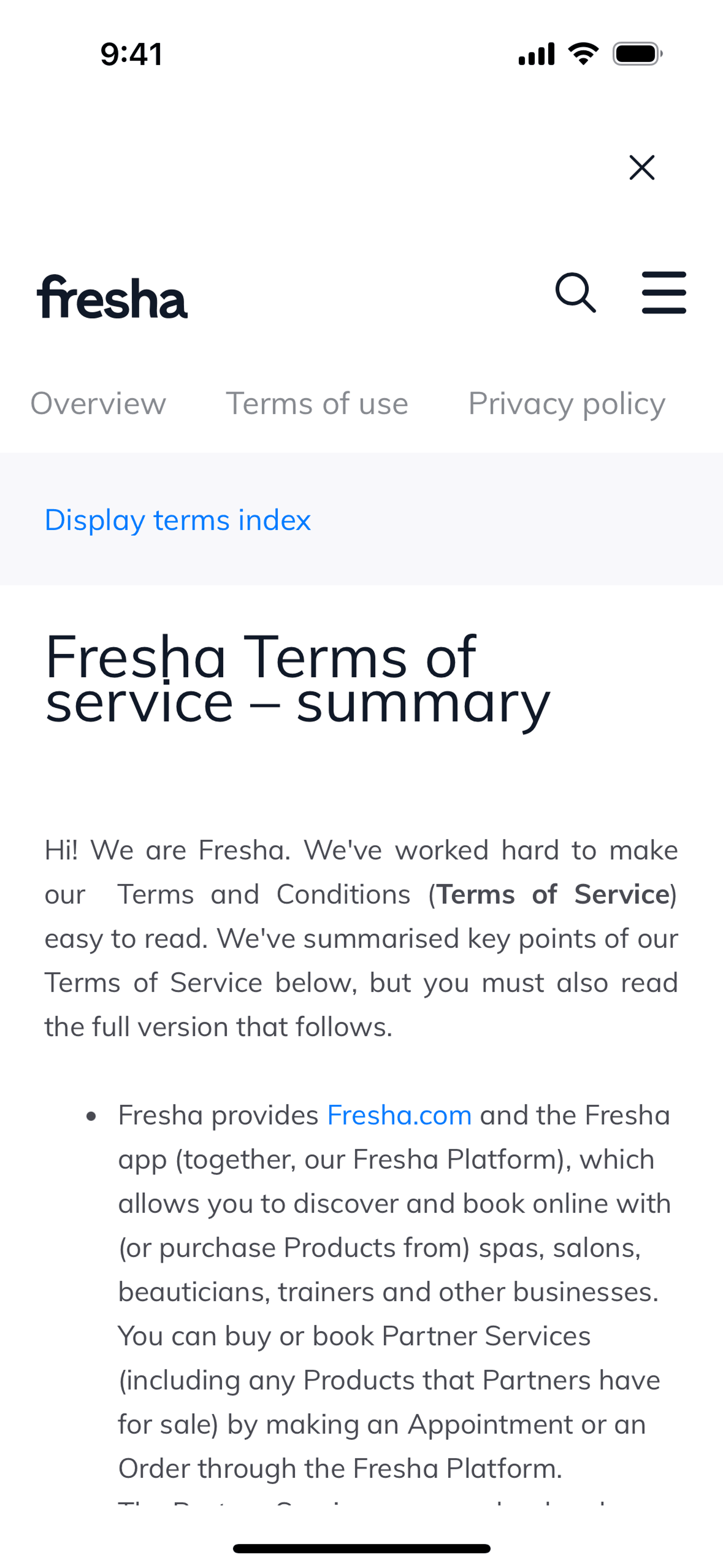 Fresha iOS Lifestyle interface screenshot 12
