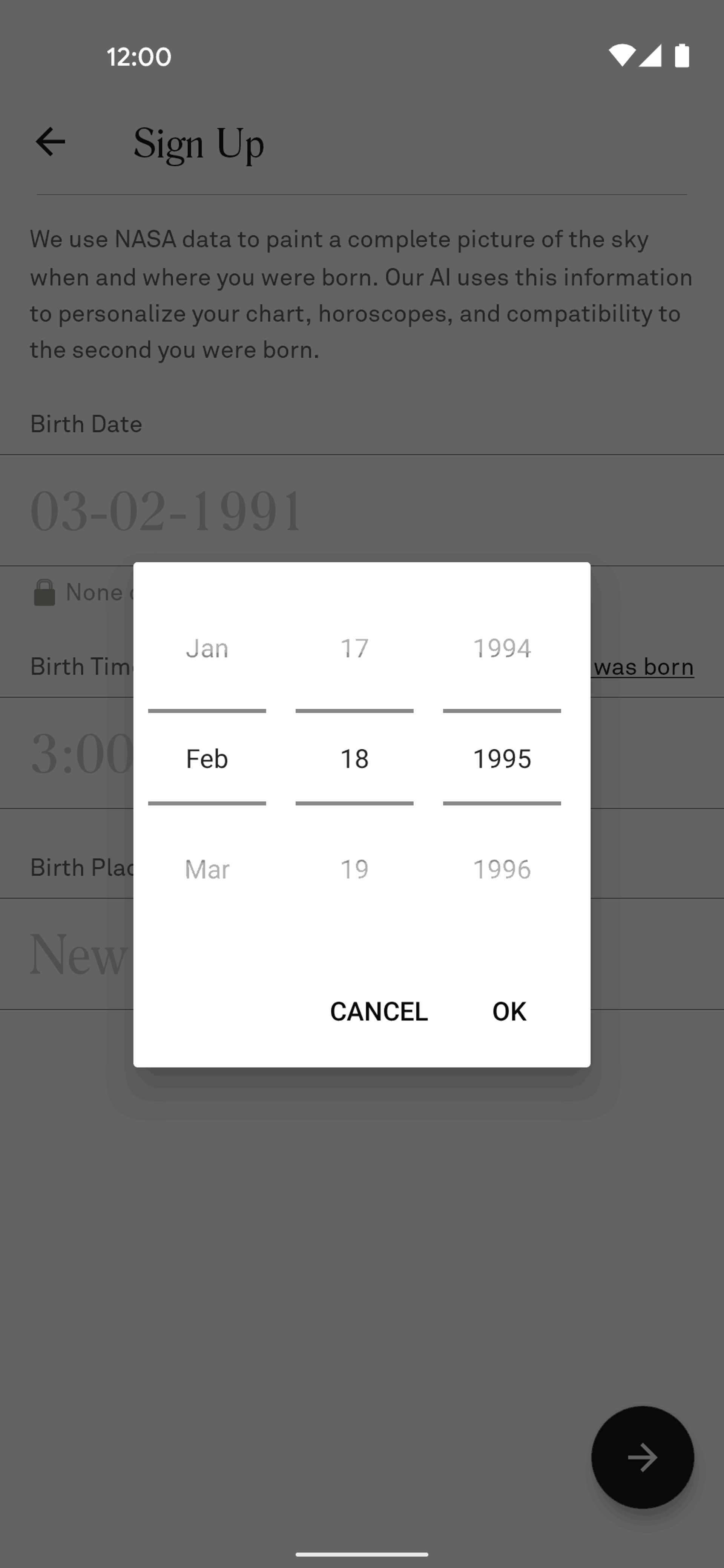 Co–Star Android Lifestyle interface screenshot 18