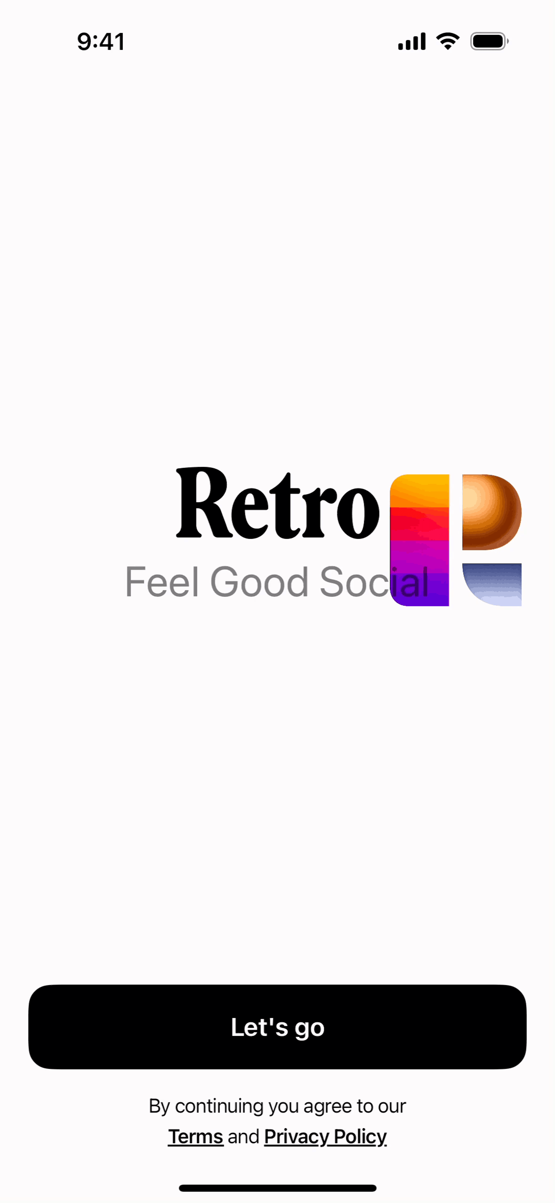 Retro iOS Social Networking interface screenshot 1