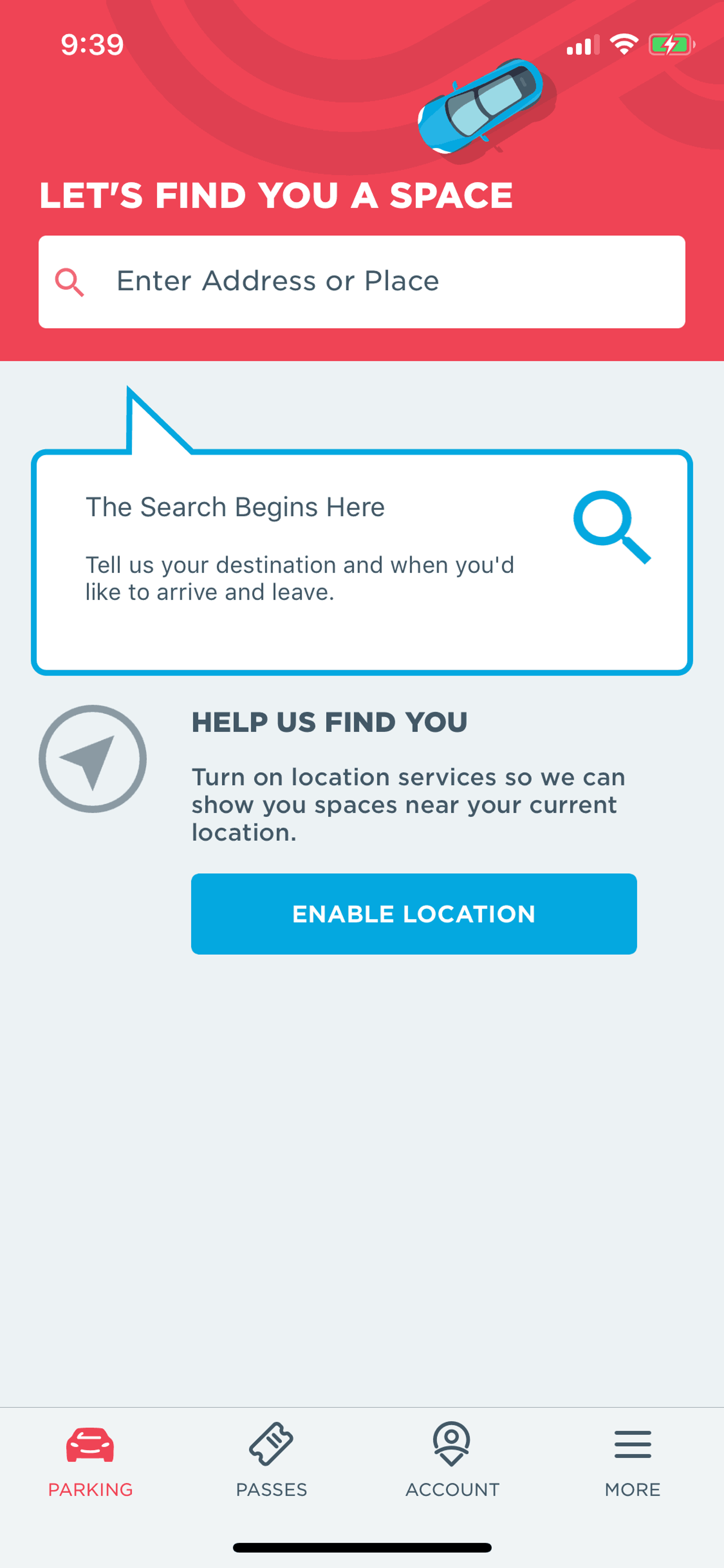 ParkWhiz iOS Maps & Navigation interface screenshot 6