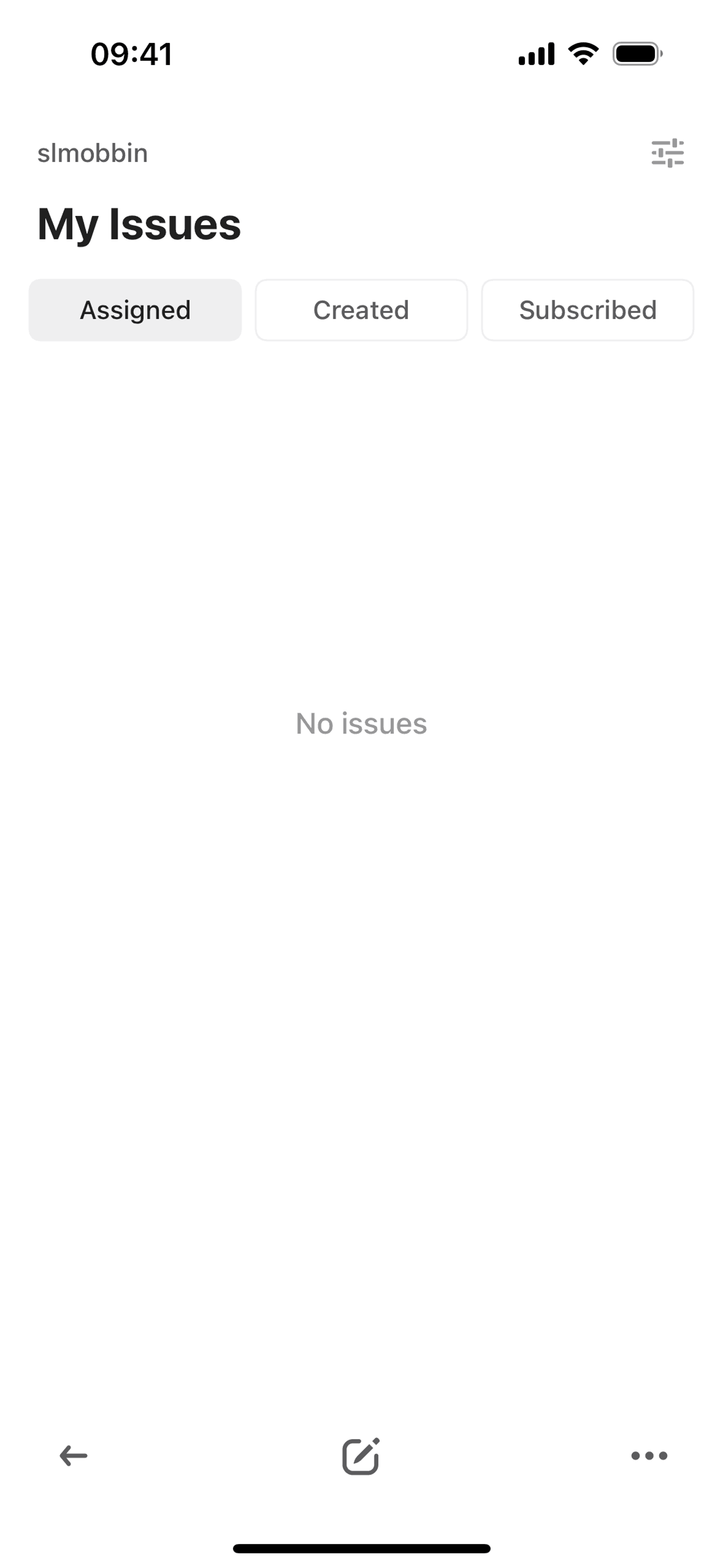 Linear iOS Developer Tools interface screenshot 4