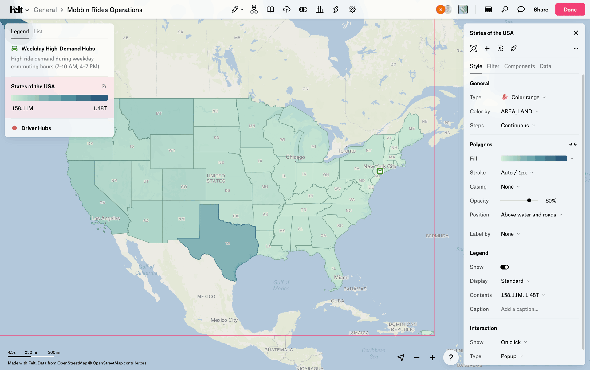 Felt Web mapping interface screenshot 24