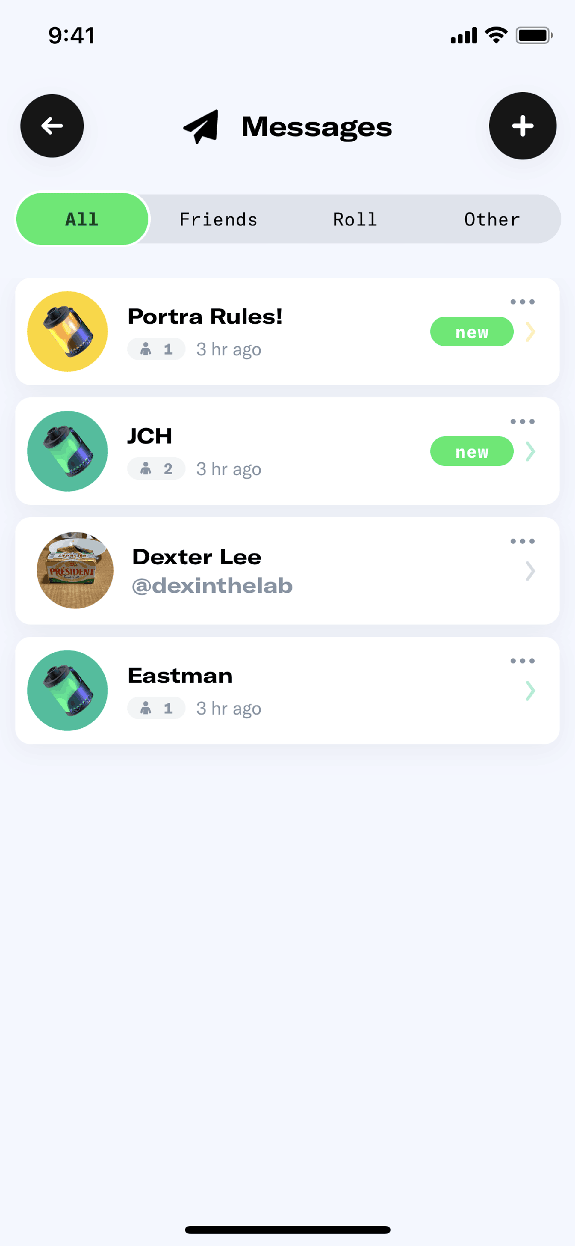 Dispo iOS Photo & Video interface screenshot 10