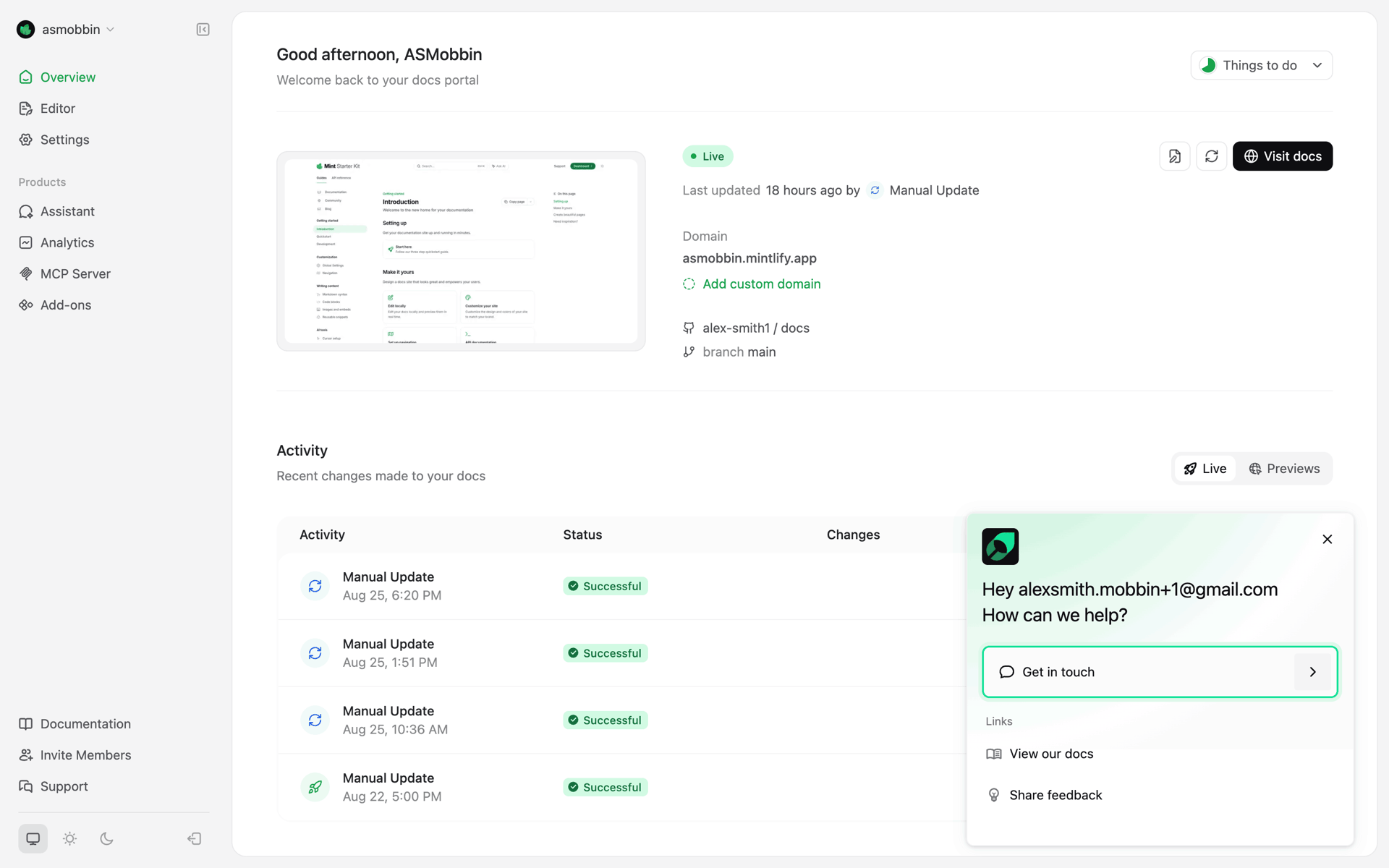 Mintlify Web Developer Tools interface screenshot 7