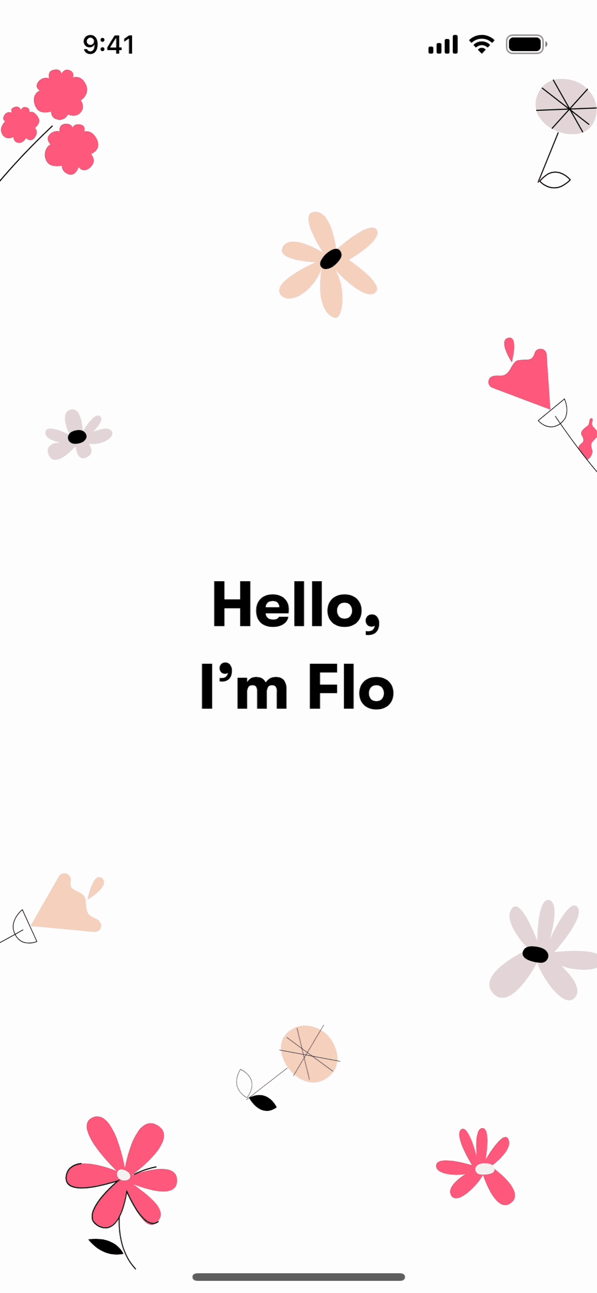 Flo iOS Health & Fitness interface screenshot 8