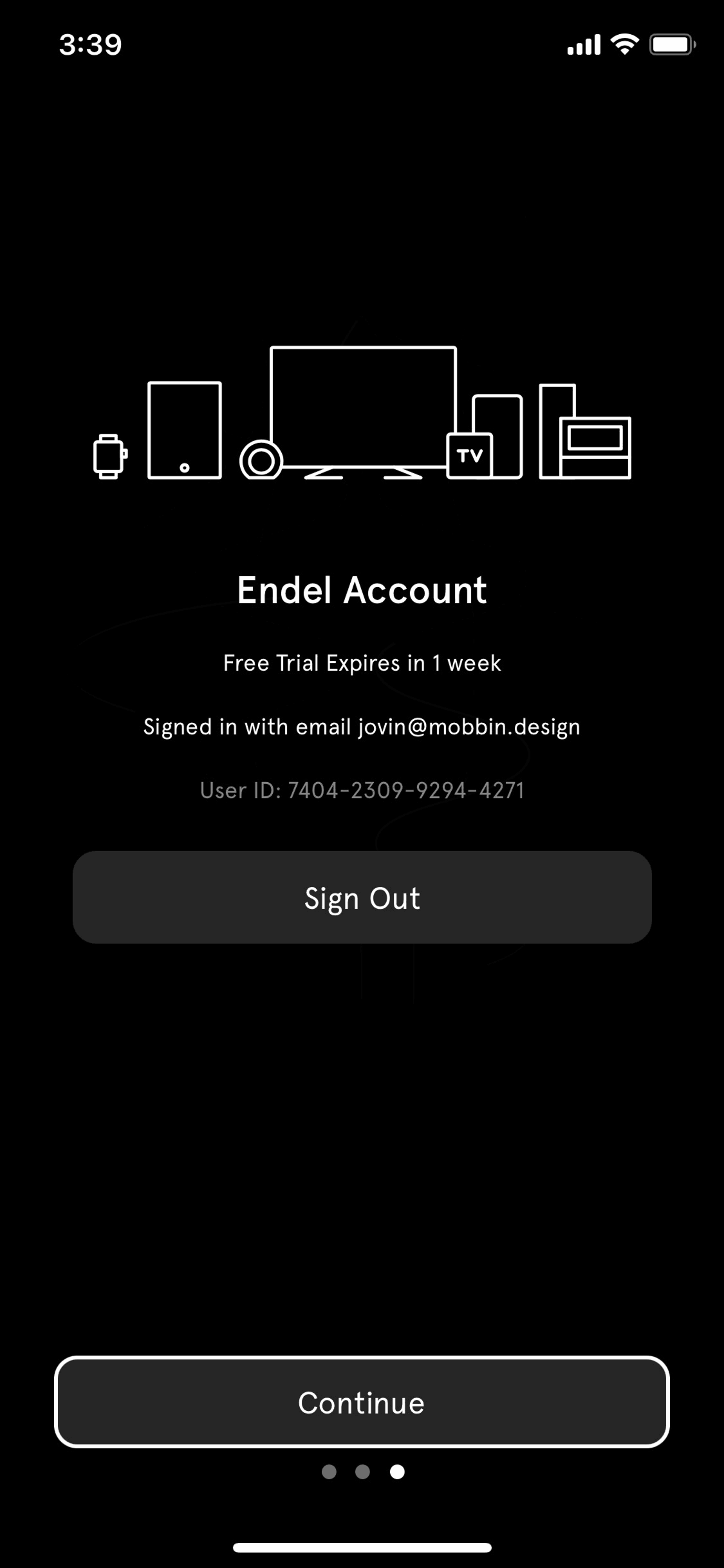 Endel iOS Health & Fitness interface screenshot 9