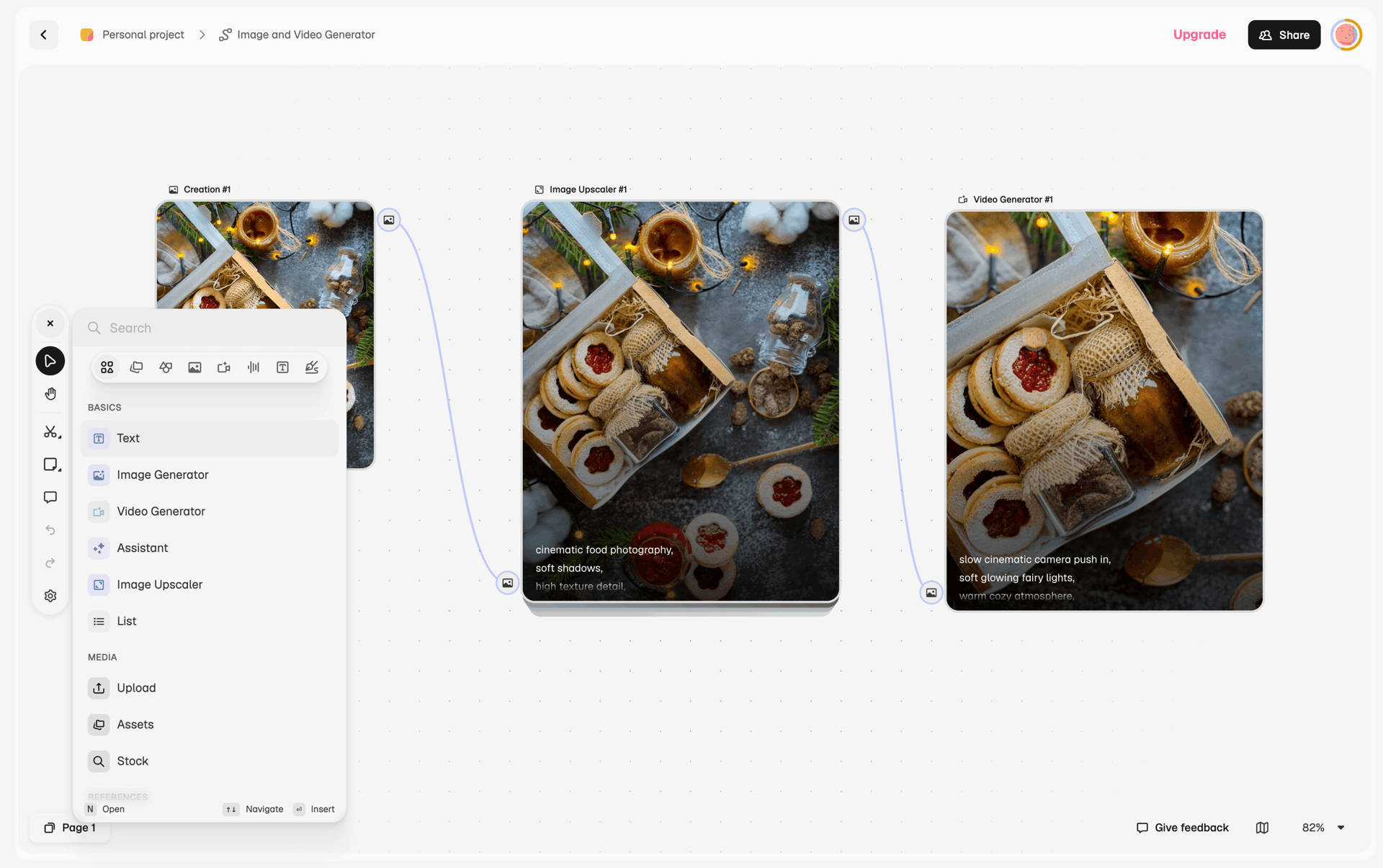 Magnific Web Photo & Video interface screenshot 14