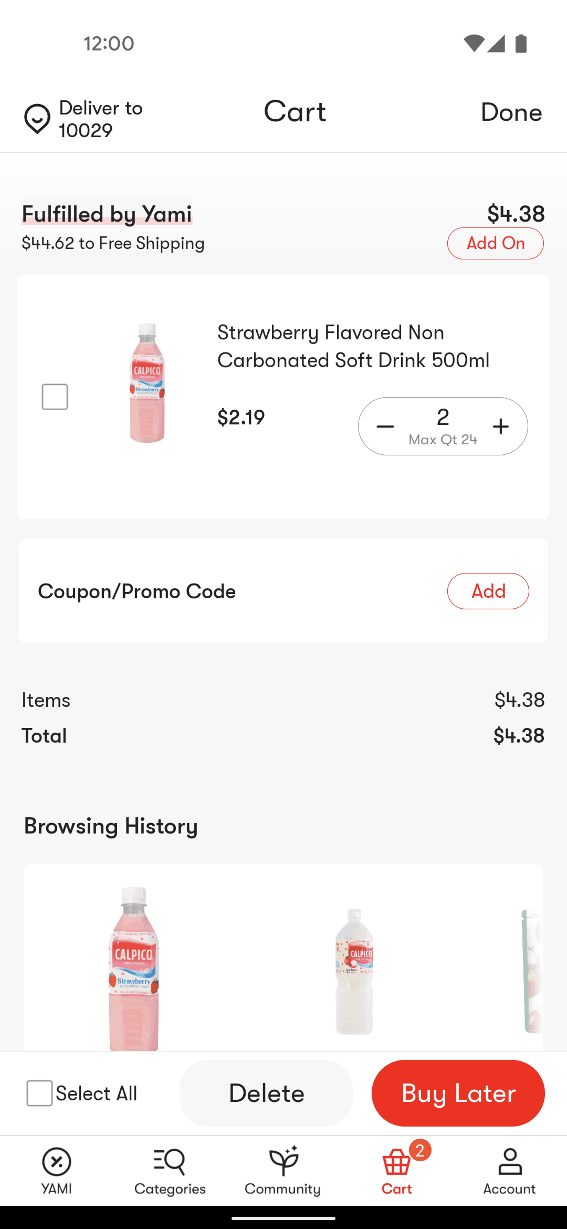 Yamibuy Android Shopping interface screenshot 11