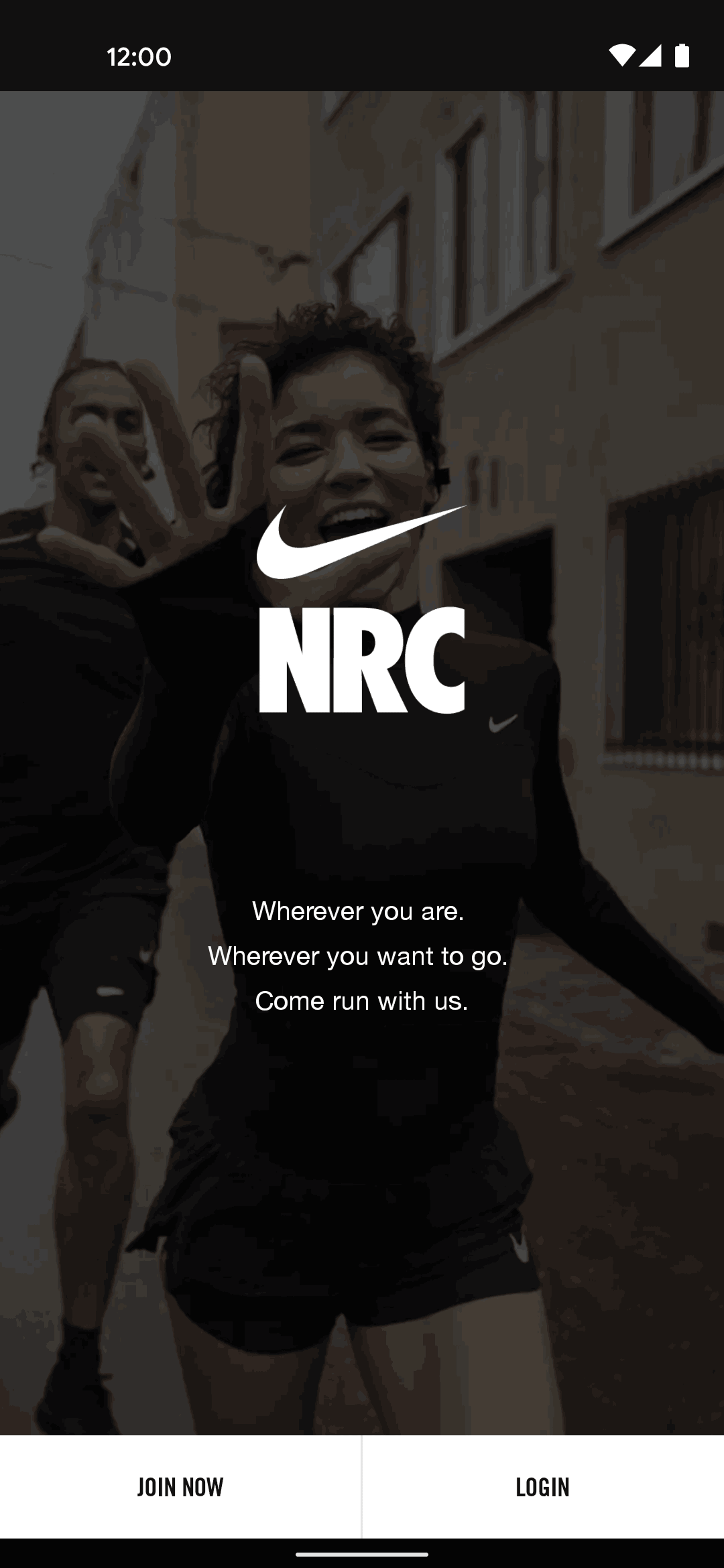 Nike Run Club Android Health & Fitness interface screenshot 2