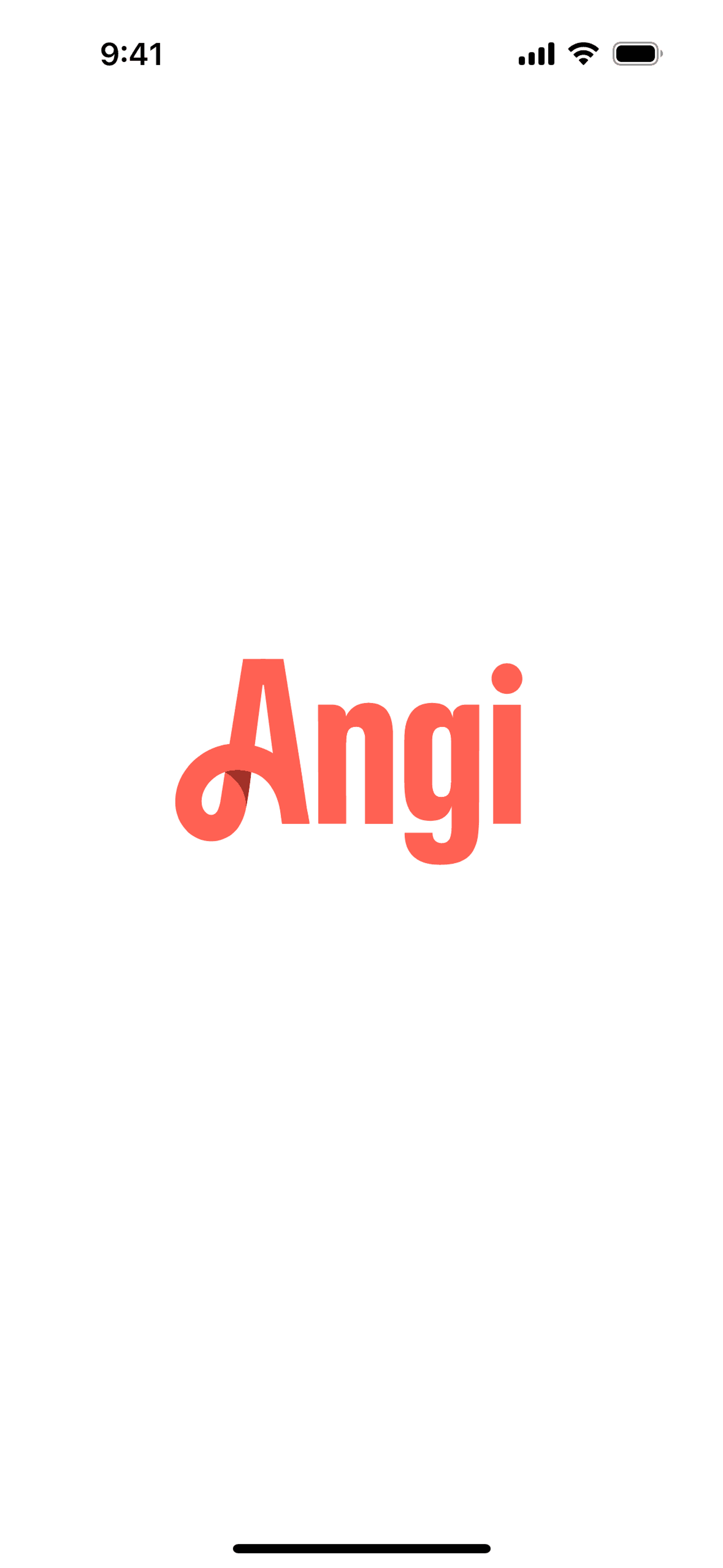 Angi iOS Lifestyle interface screenshot 1