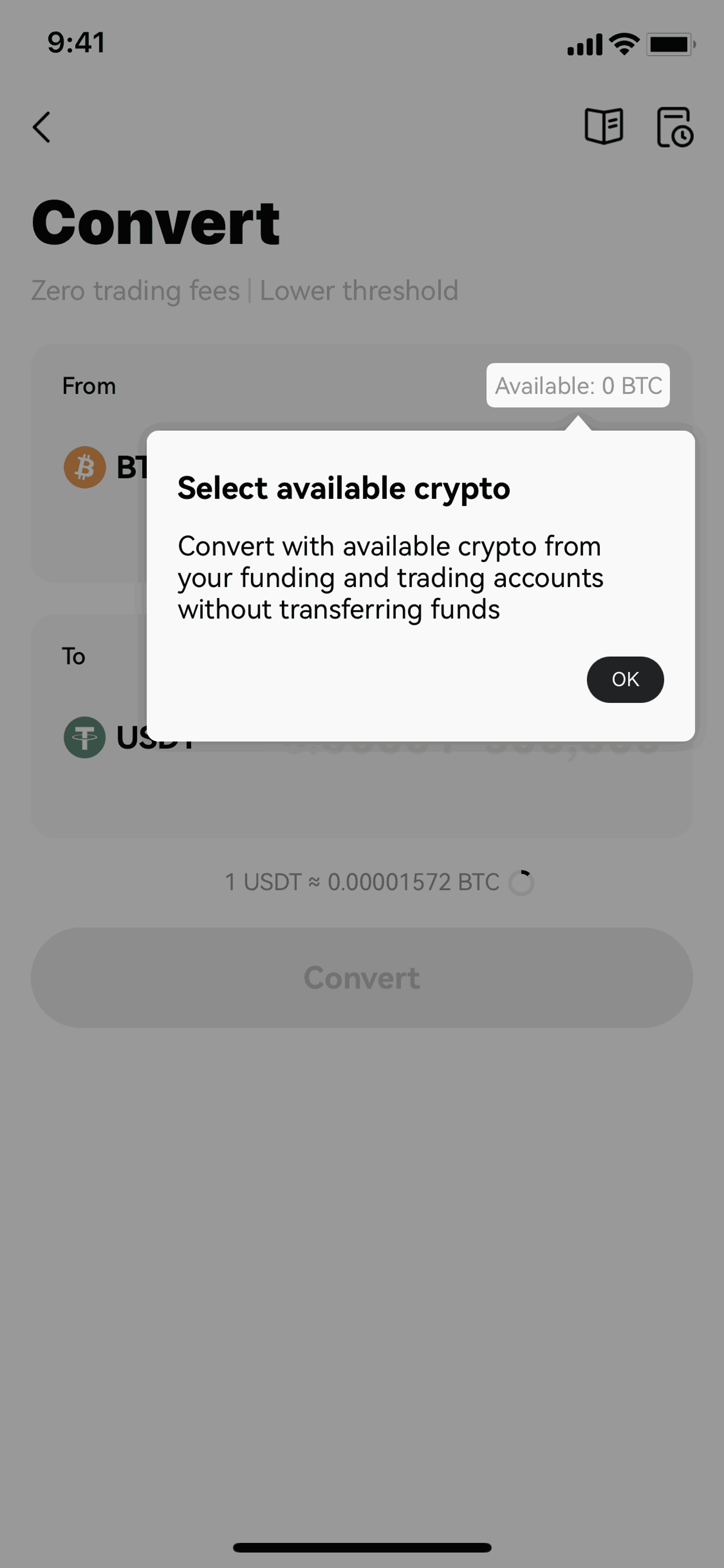 OKX iOS Finance interface screenshot 15