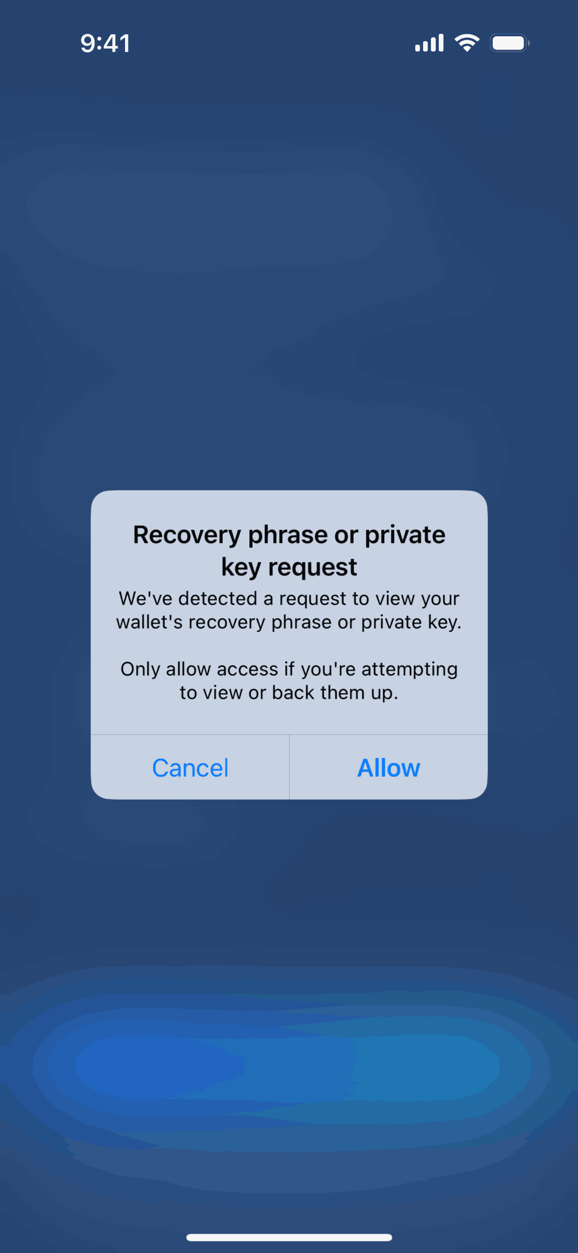 Coinbase Wallet iOS Finance interface screenshot 7