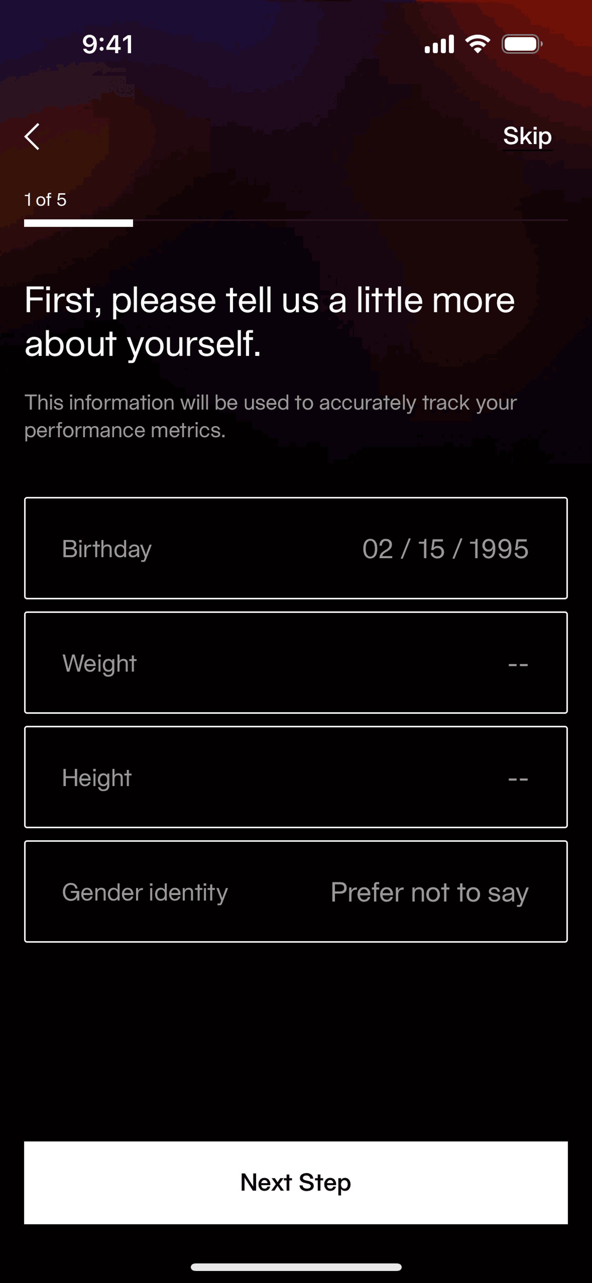 Equinox+ iOS Health & Fitness interface screenshot 18