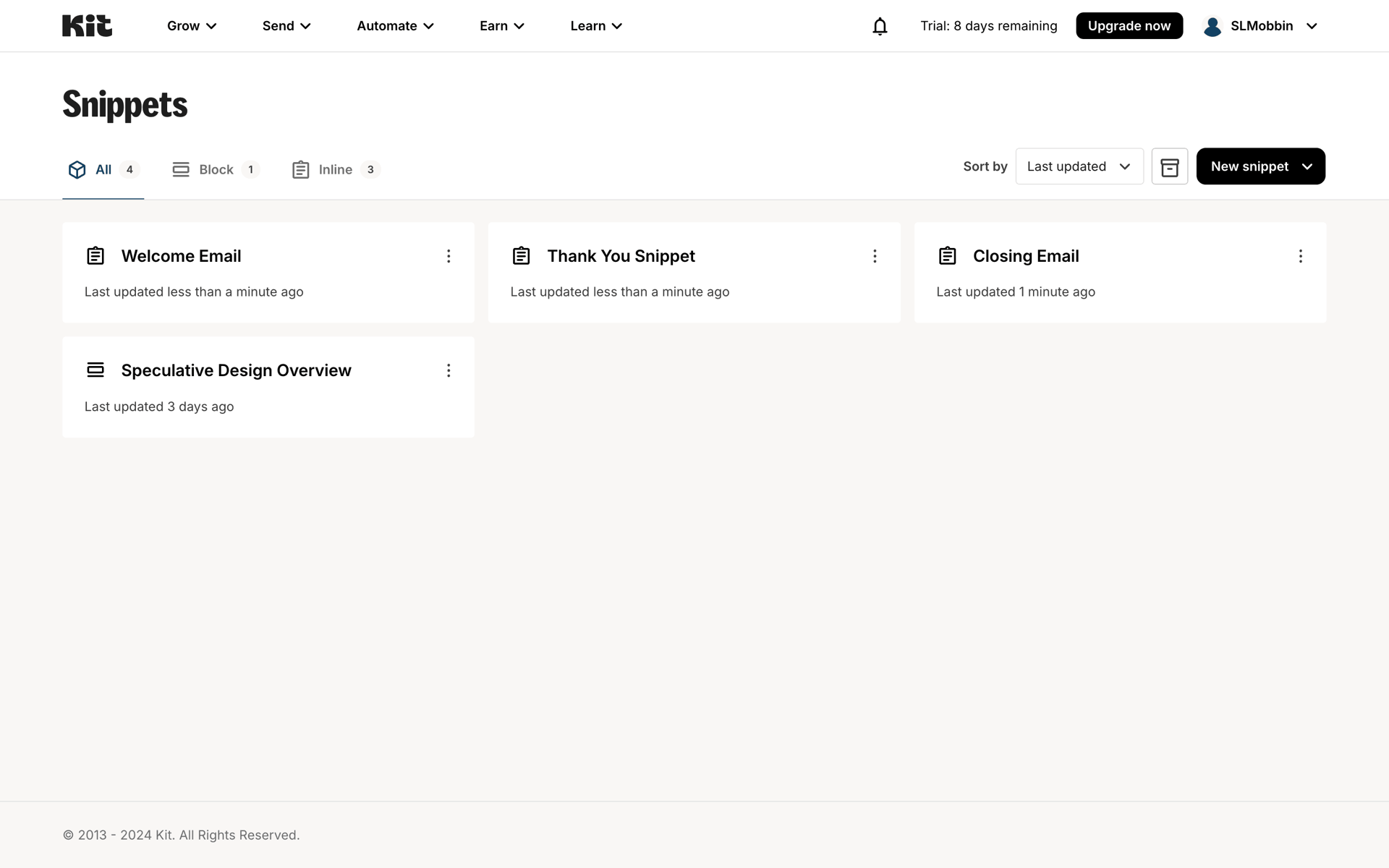 Kit Web Business interface screenshot 13
