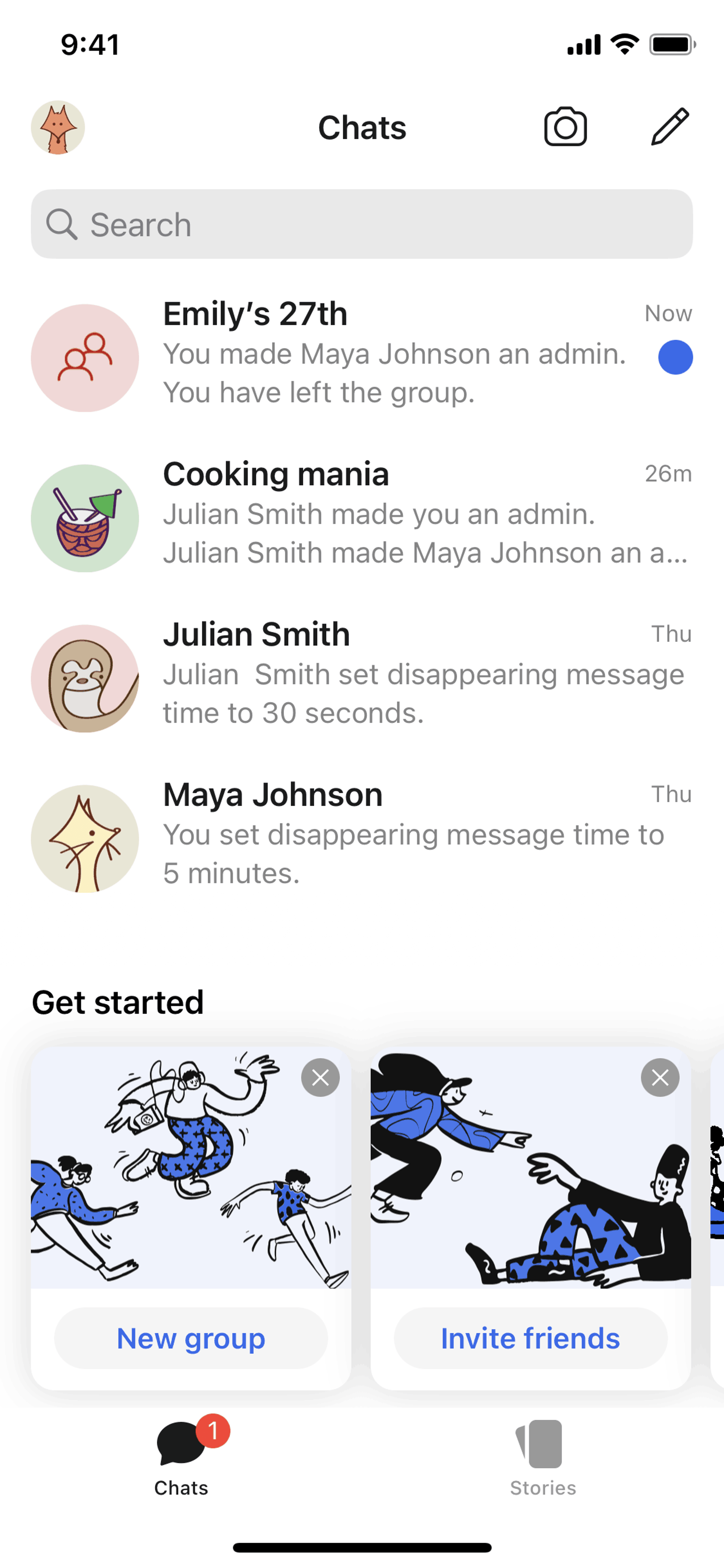 Signal iOS Social Networking interface screenshot 16