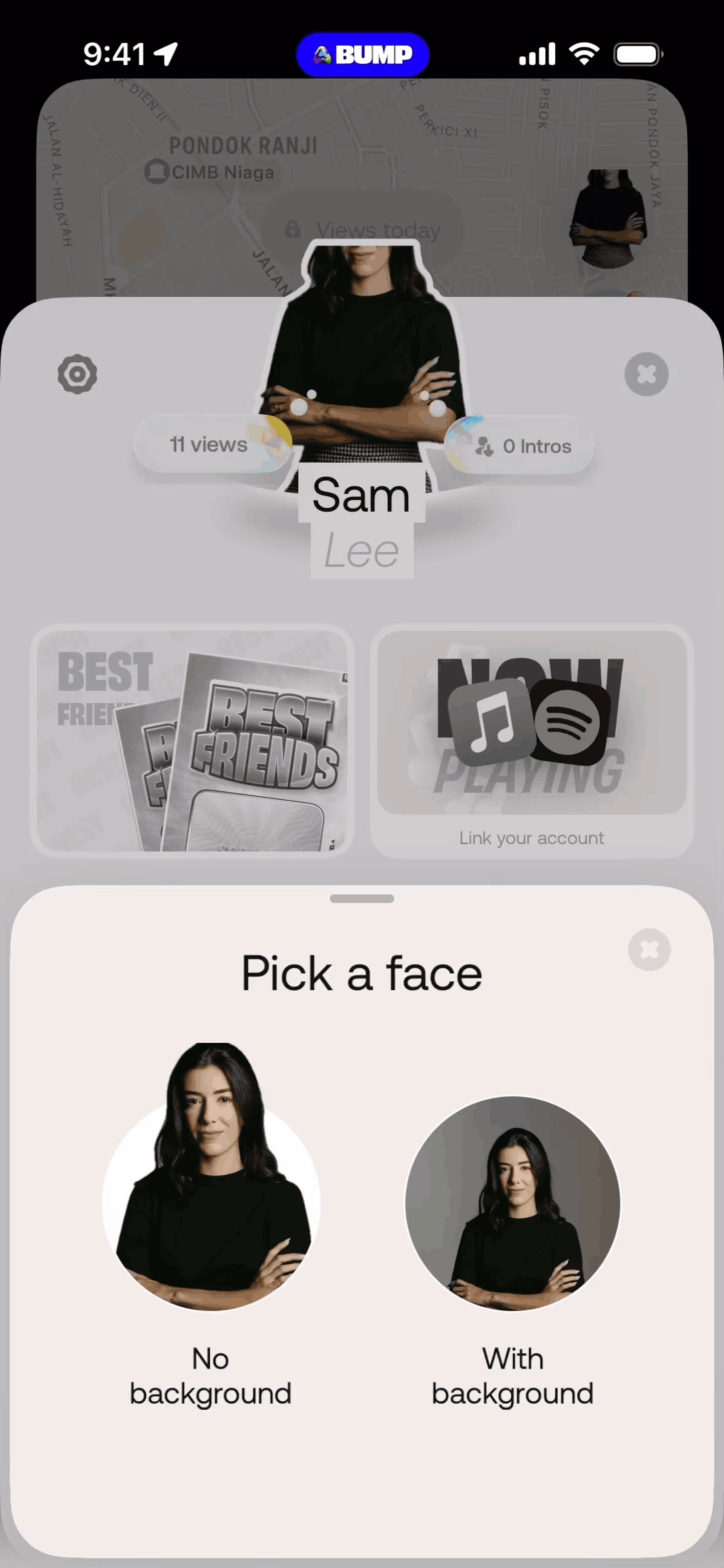 Bump iOS Social Networking interface screenshot 22