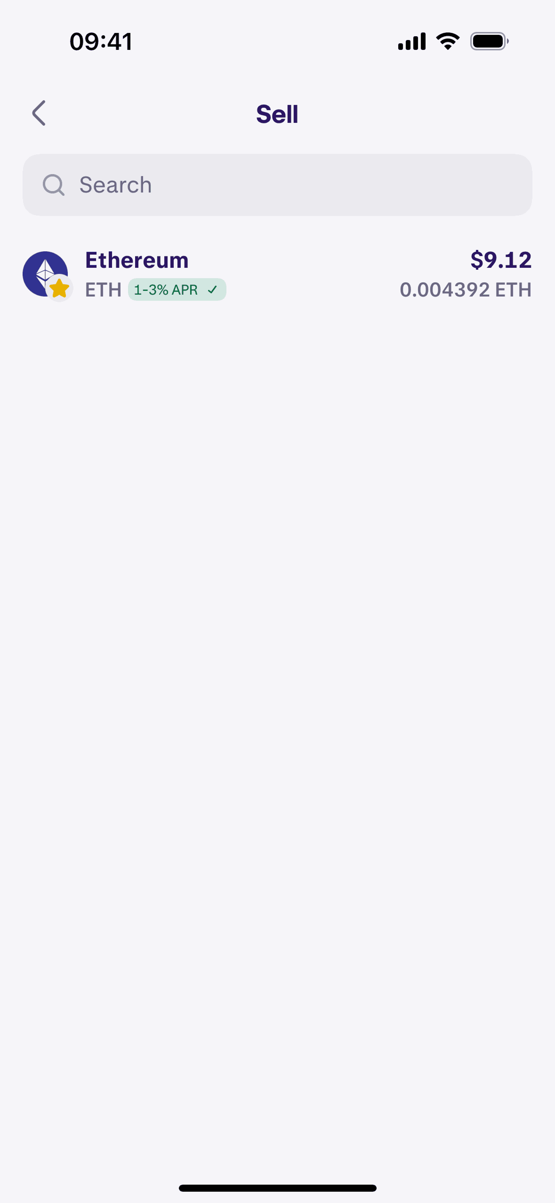 Kraken iOS Finance interface screenshot 10