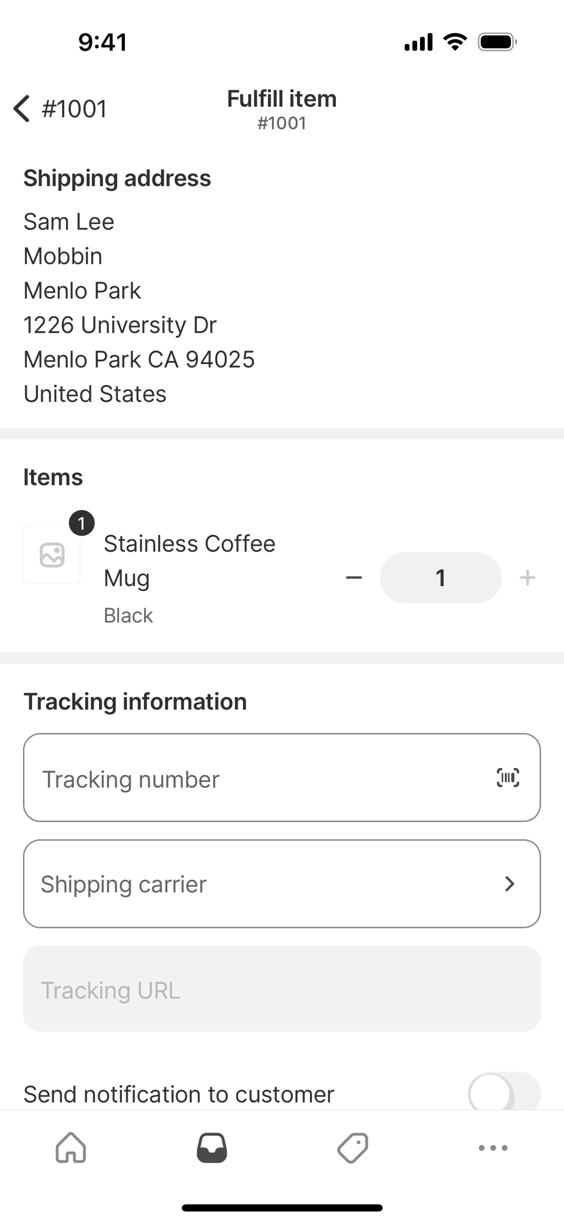 Shopify iOS Business interface screenshot 12