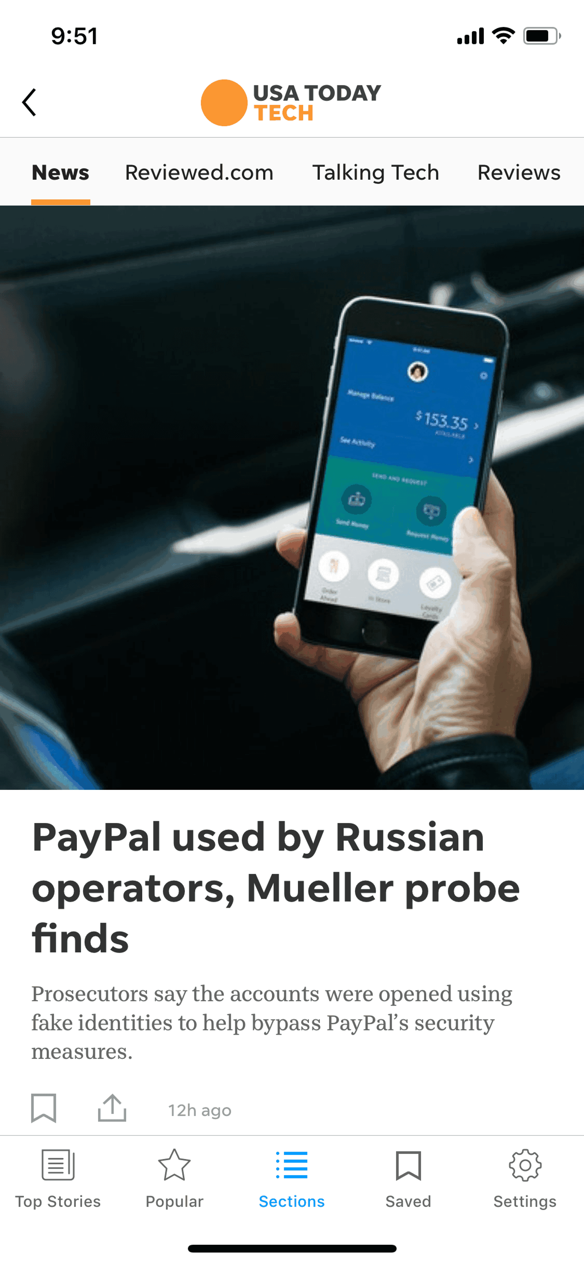 USA TODAY iOS News interface screenshot 16